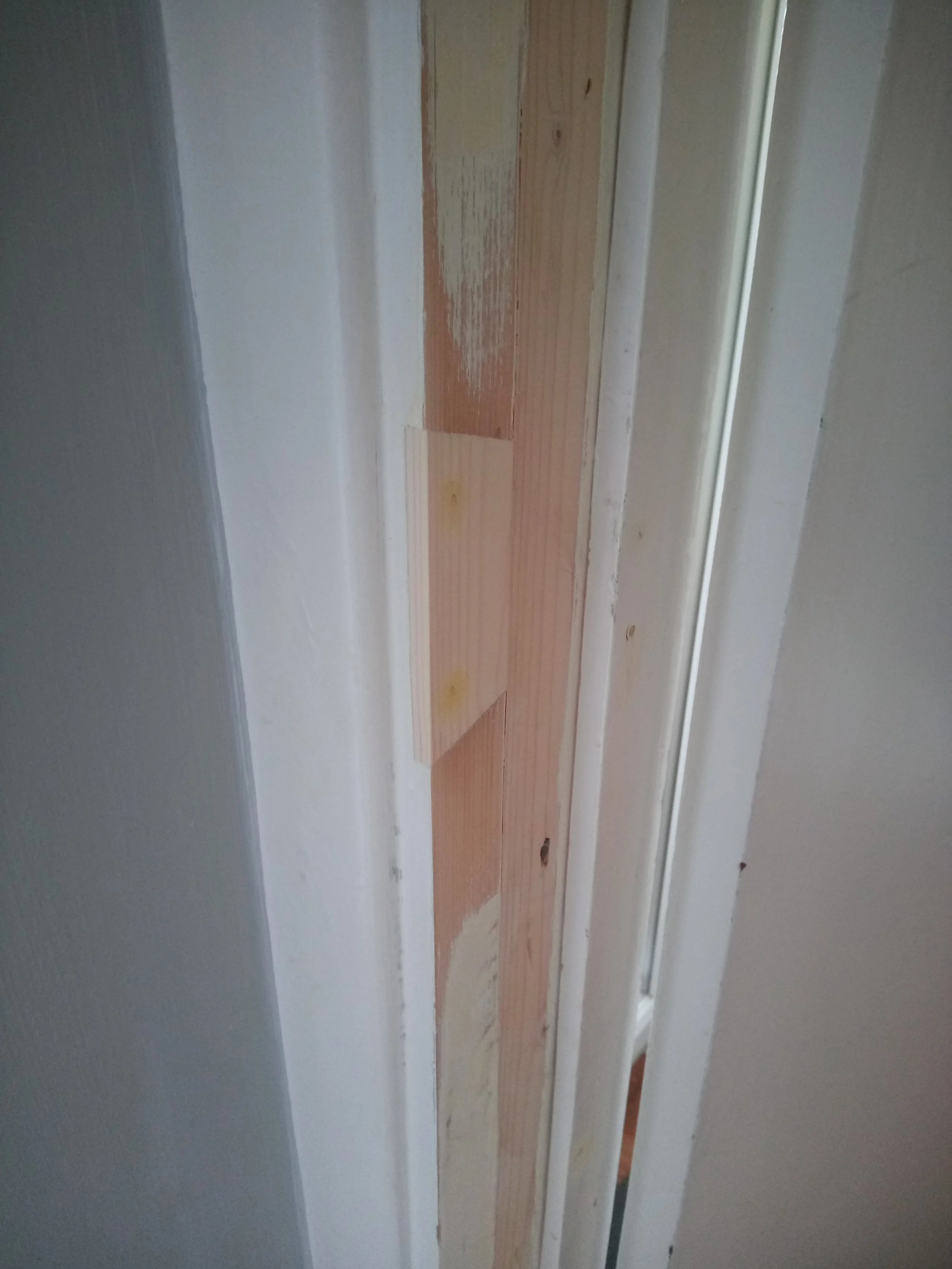 Reversing swing of internal door