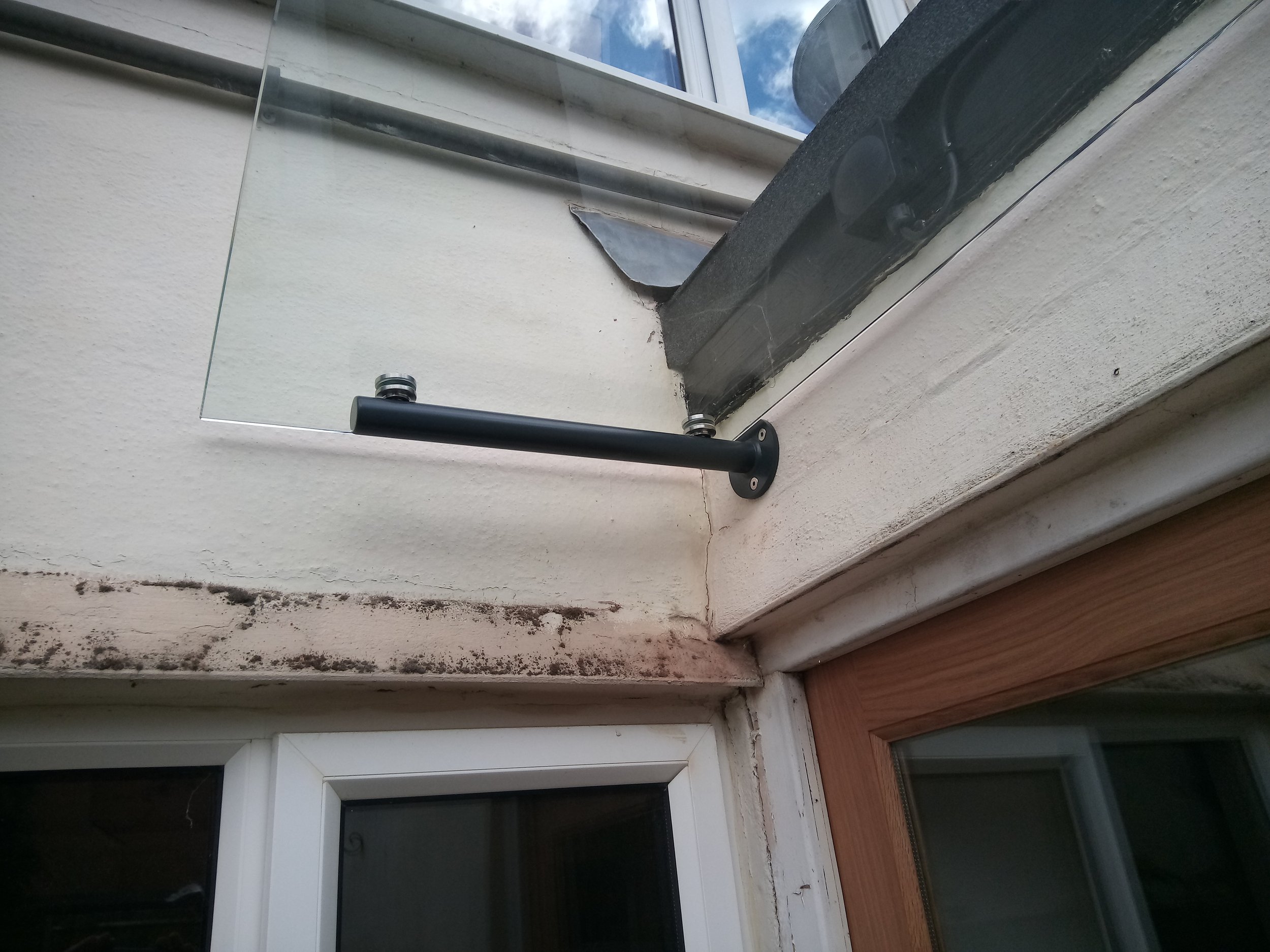 Glass Canopy Fitted