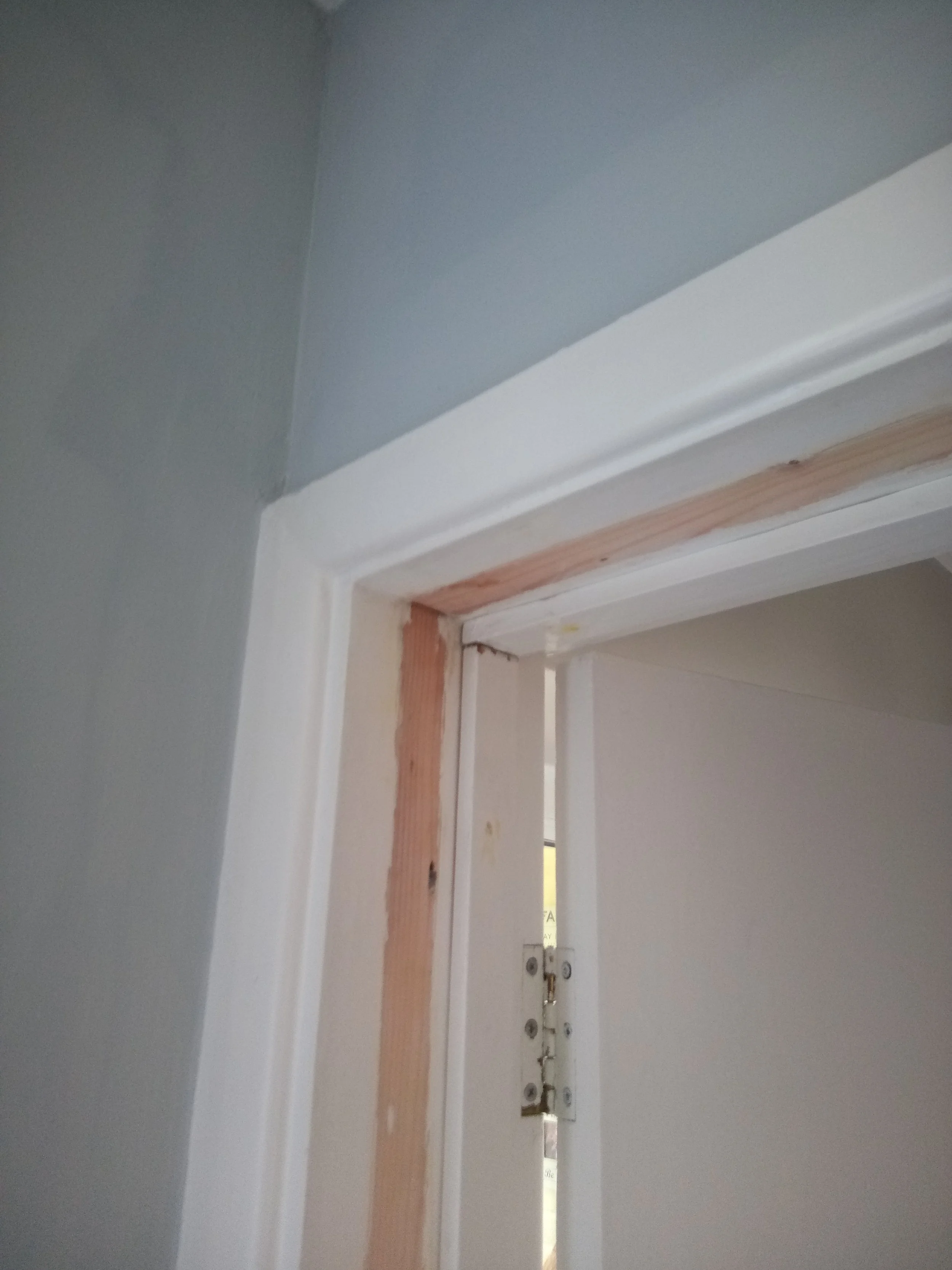 Reversing swing of internal door