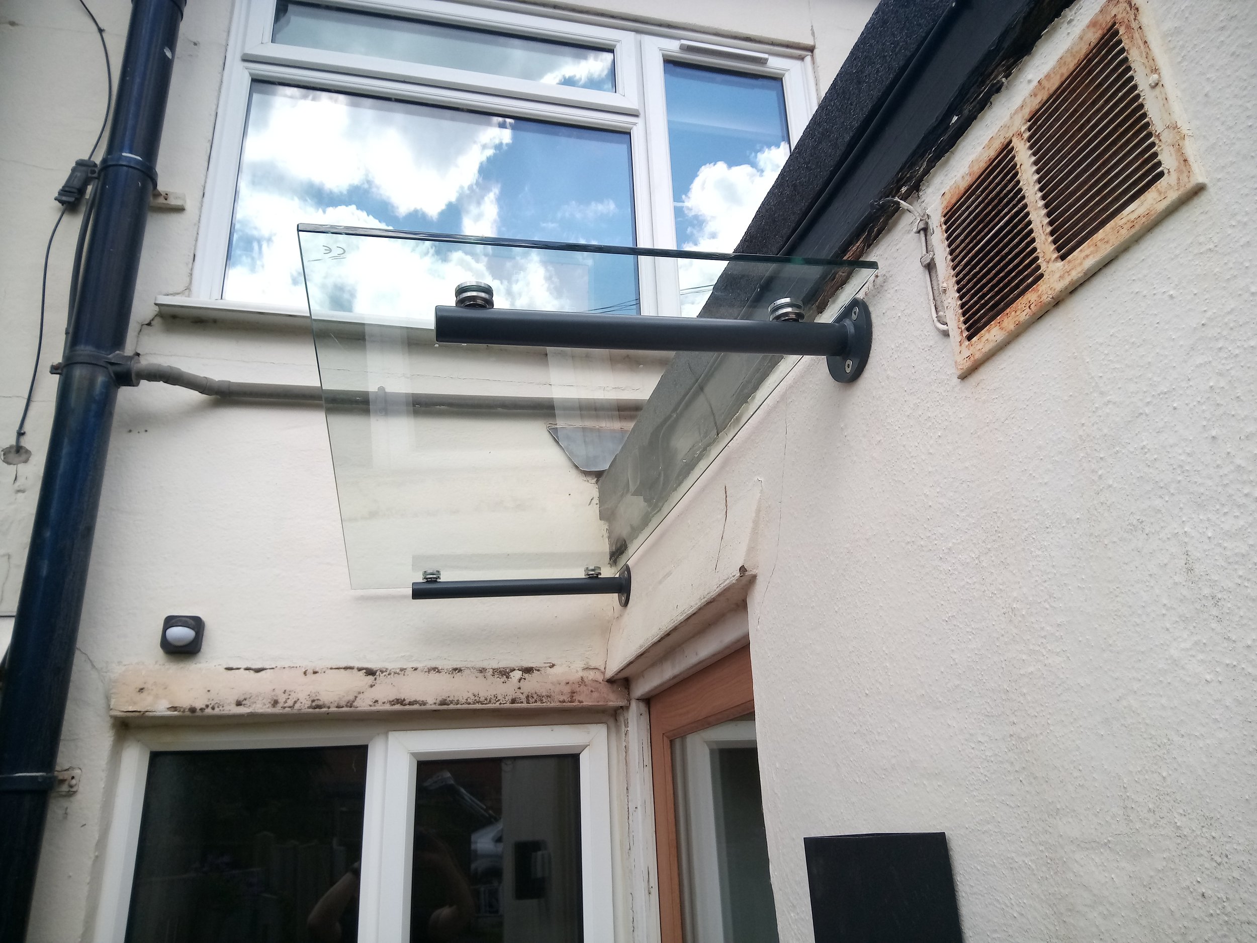 Glass Canopy Fitted