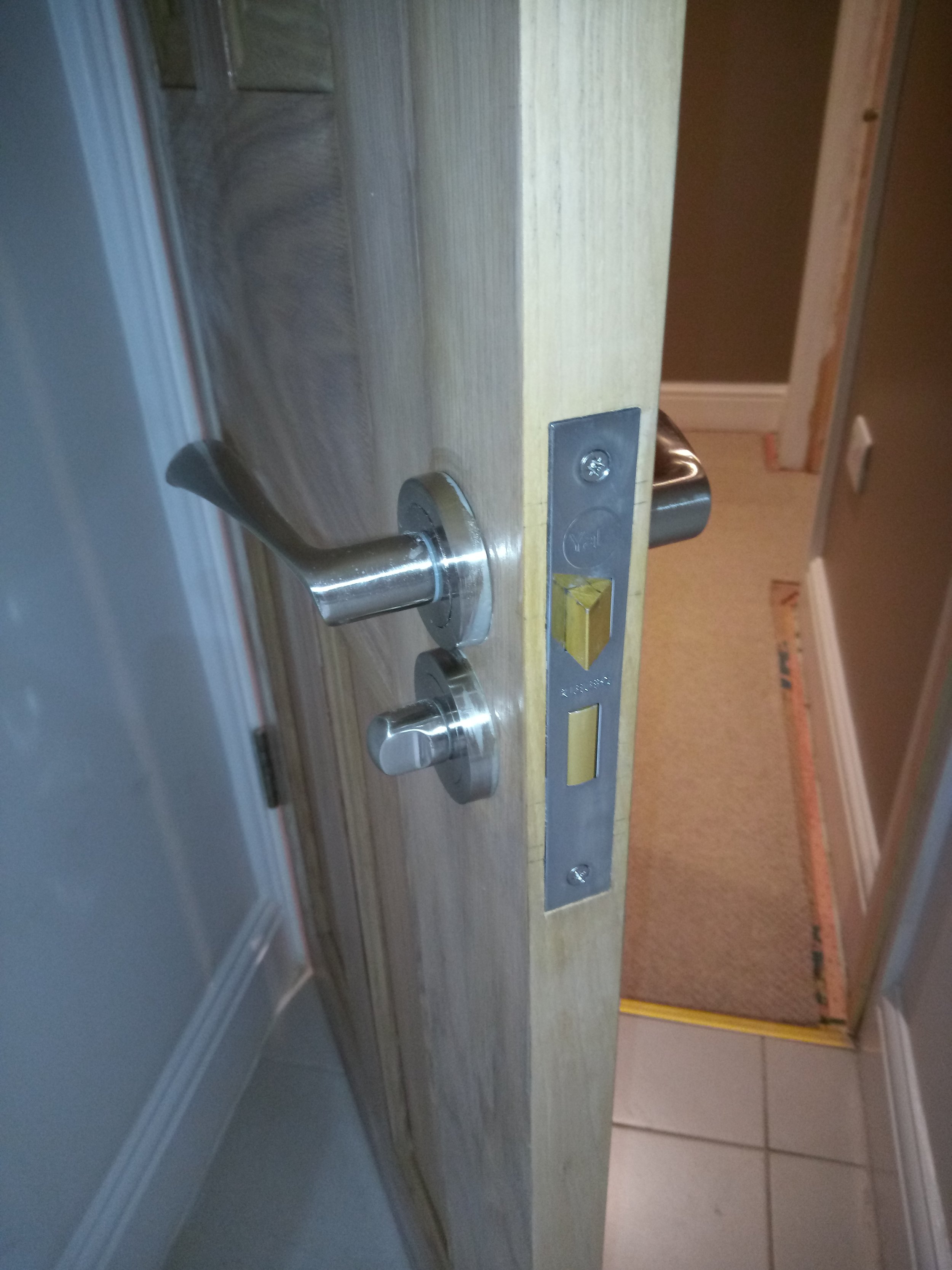 Deanta Kingston Oak Door with bathroom mortice lock