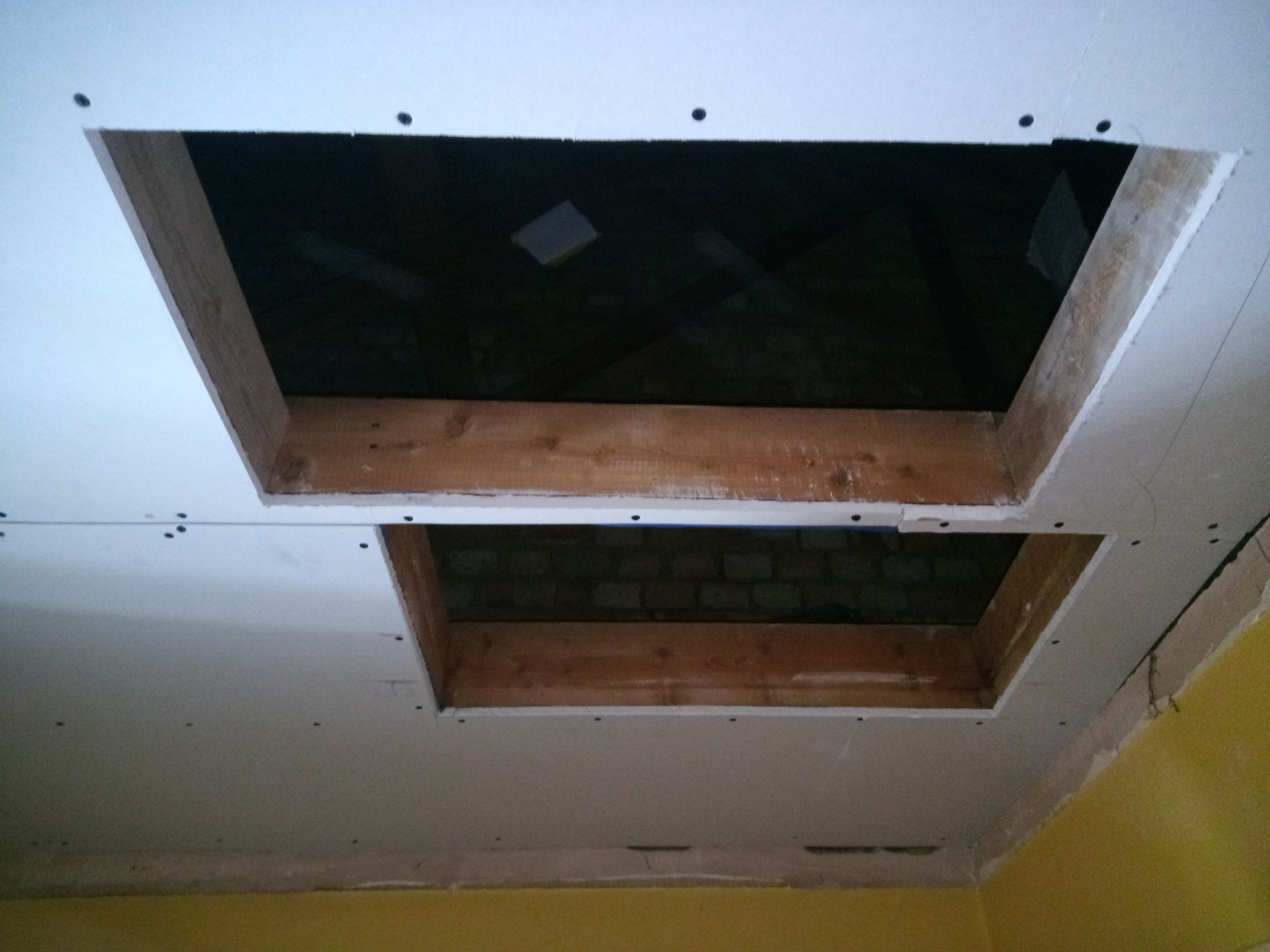 Loft hatch opening moved