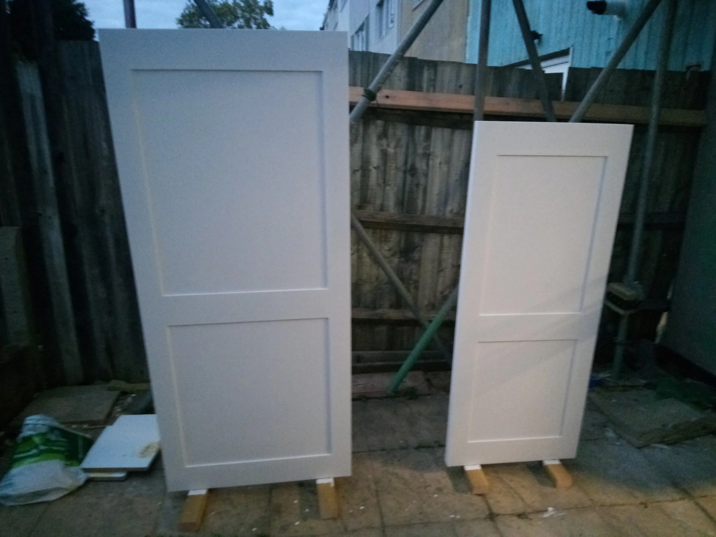 Custom size shaker doors