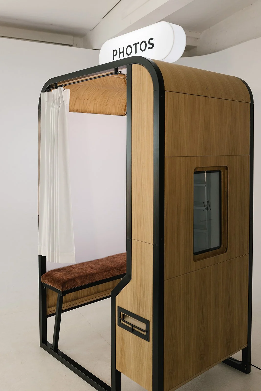 Enclosed photo booth rental Minnesota