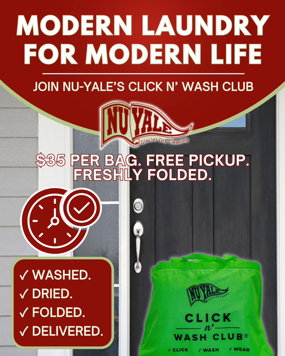 Click n’ Wash by Nu-Yale: Modern Laundry Service for Busy Lives — Nu ...