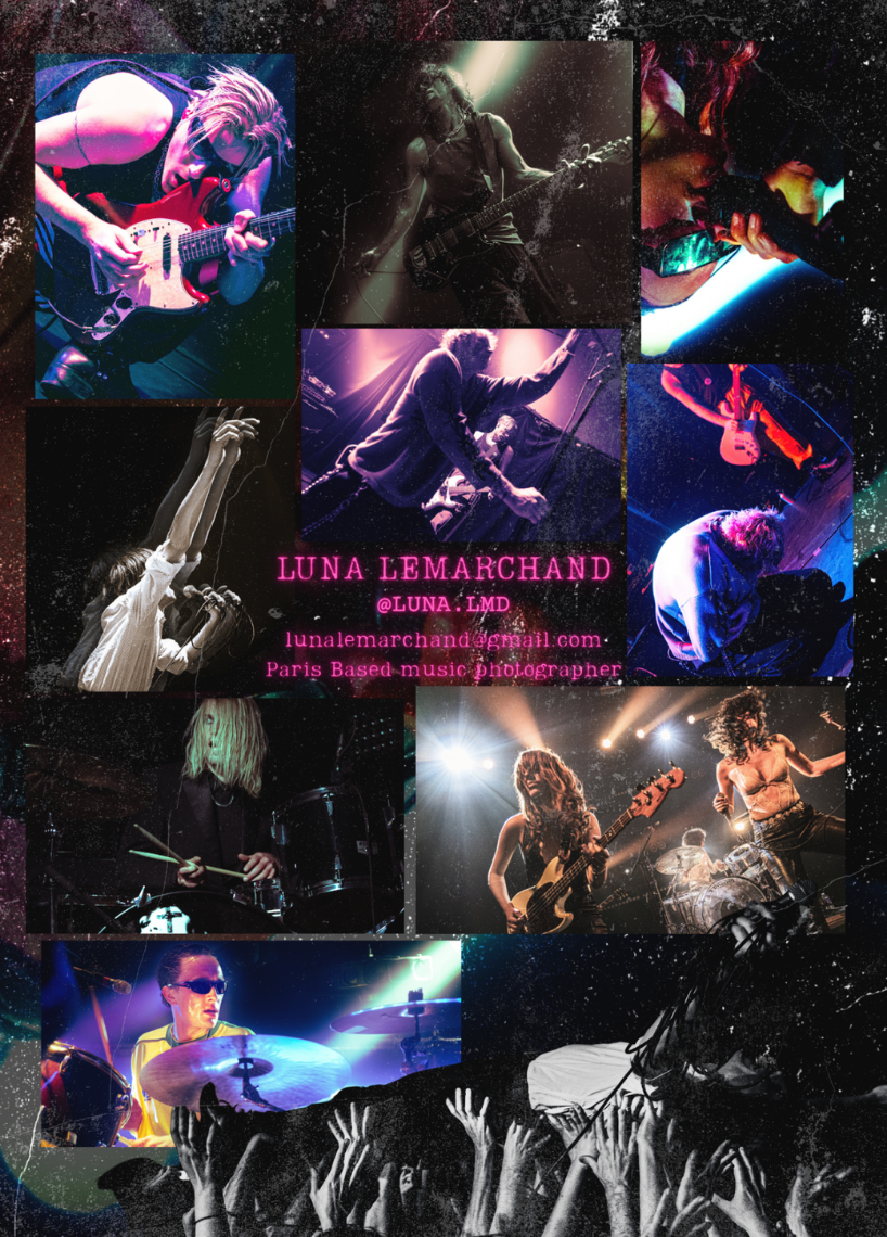 French Music Photographer Luna LeMarchand featured in NOIZE Magazine Print Volume 3