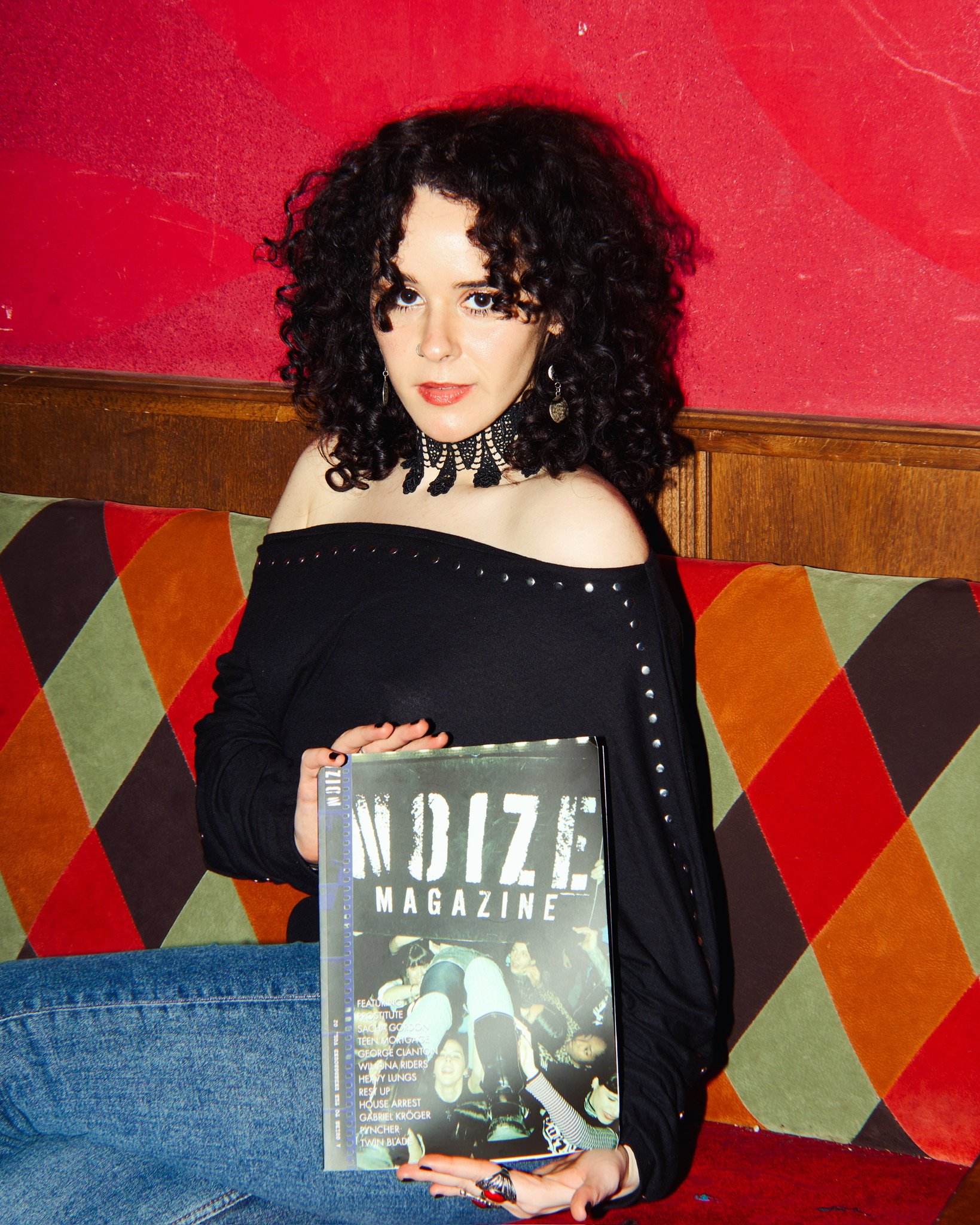 Bethsabée Bonici, Visual Communication and Social Media manager of NOIZE Magazine photographed by Emmaline Jeansonne