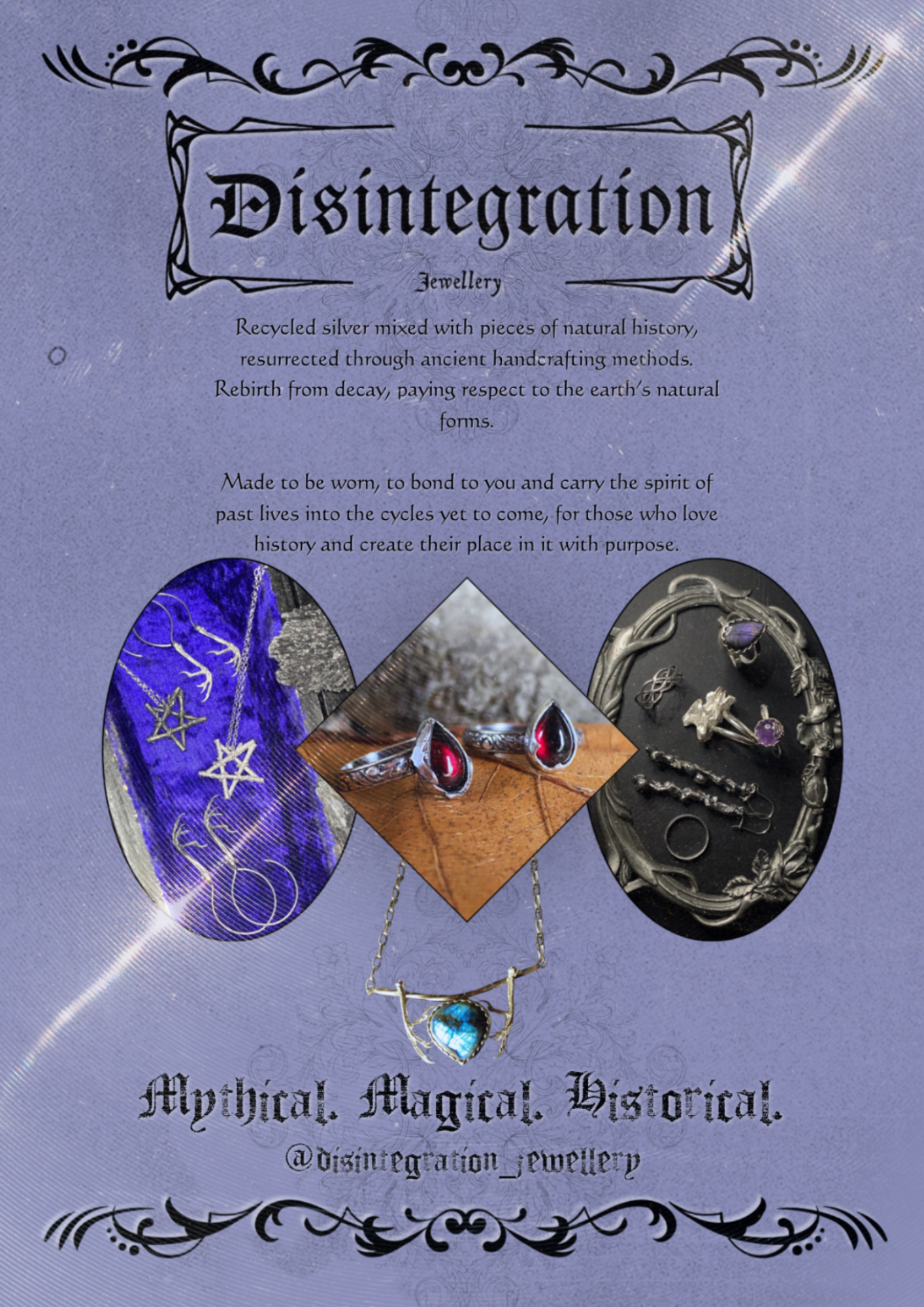 Disintegration Jewelry brand featured in Parisian publication NOIZE Magazine print volume 3