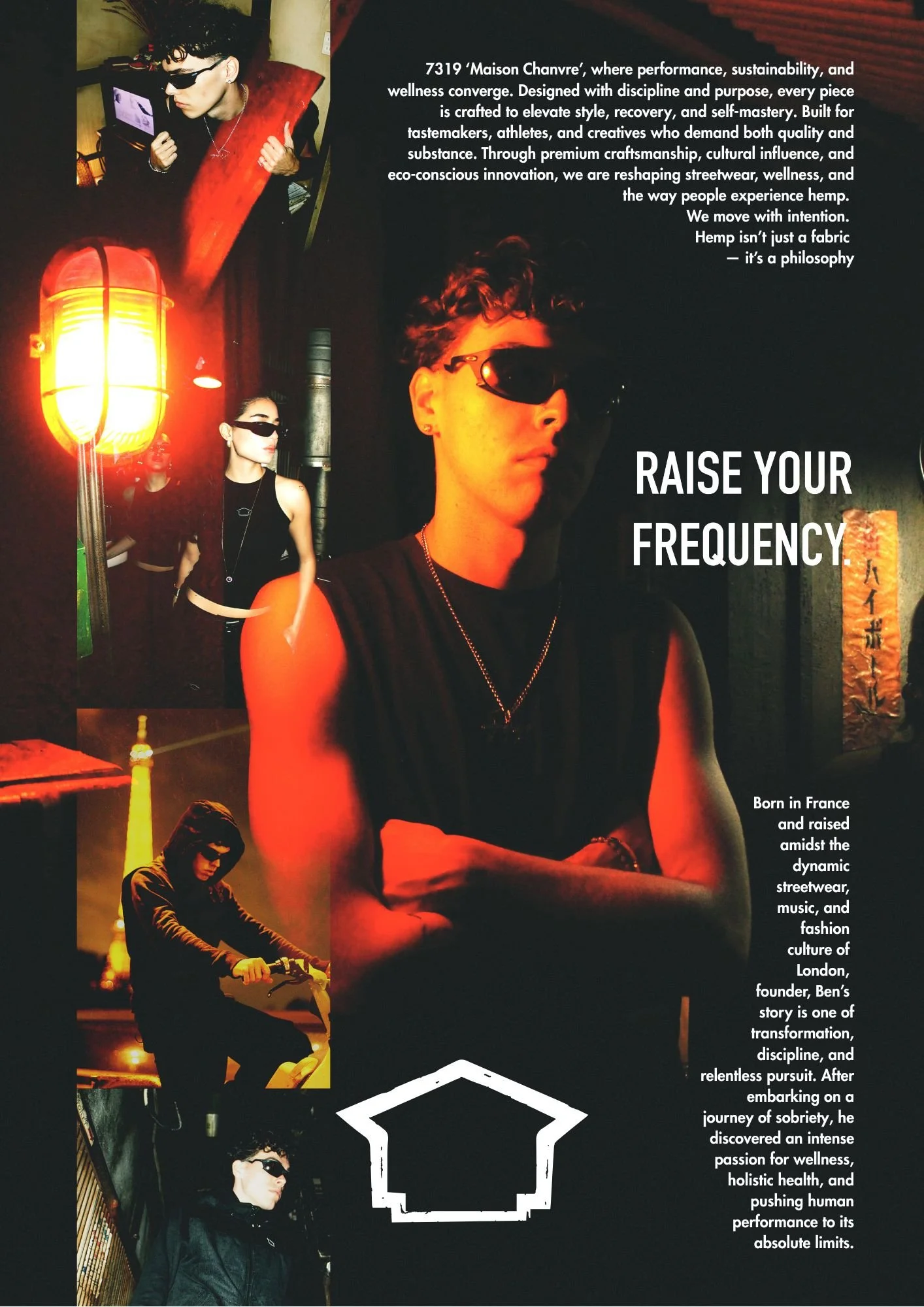 Maison Chanvre fashion brand featured in print magazine, NOIZE Magazine