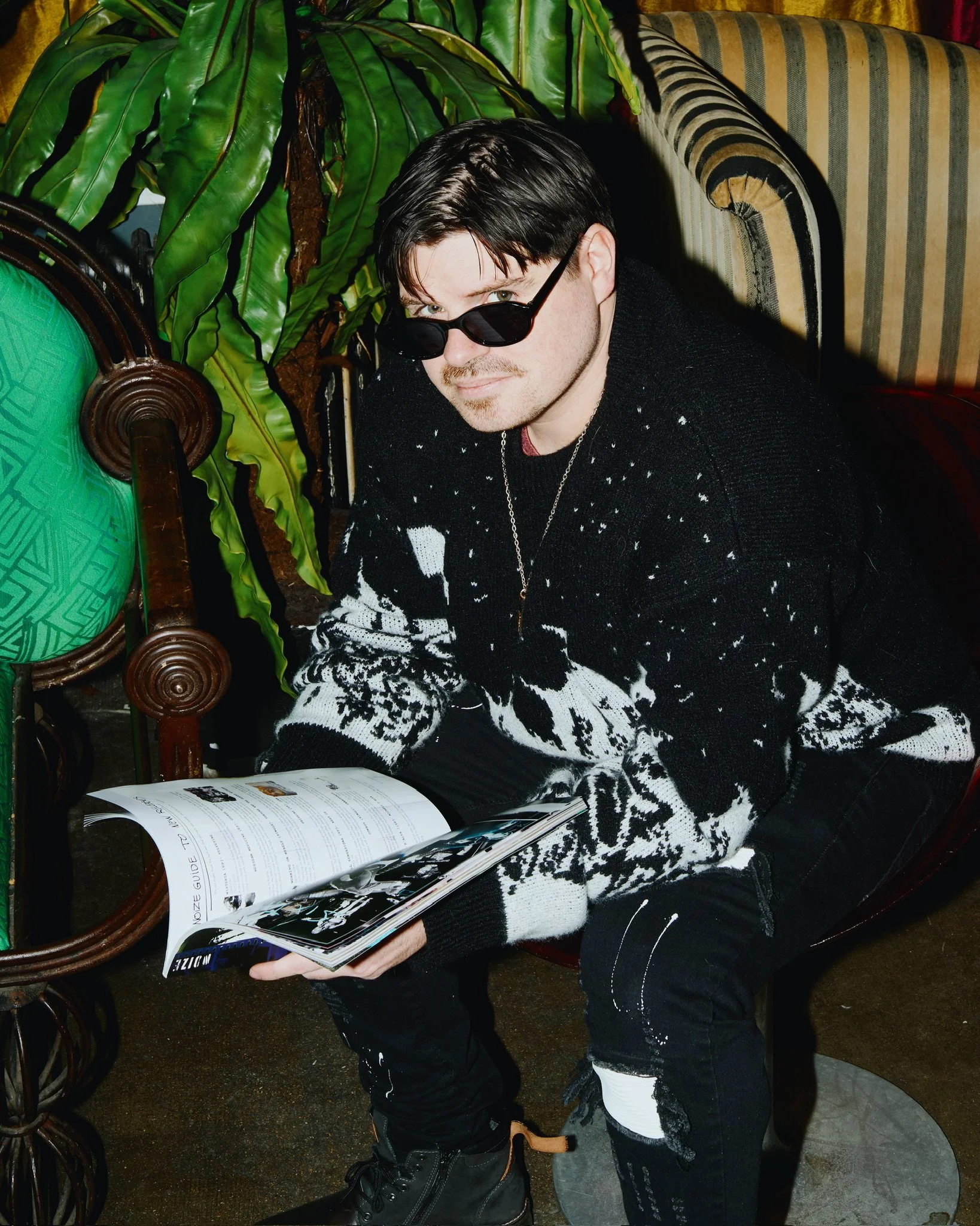 Eric Joseph, SEO Specialist of NOIZE Magazine website photographed by Emmaline Jeansonne