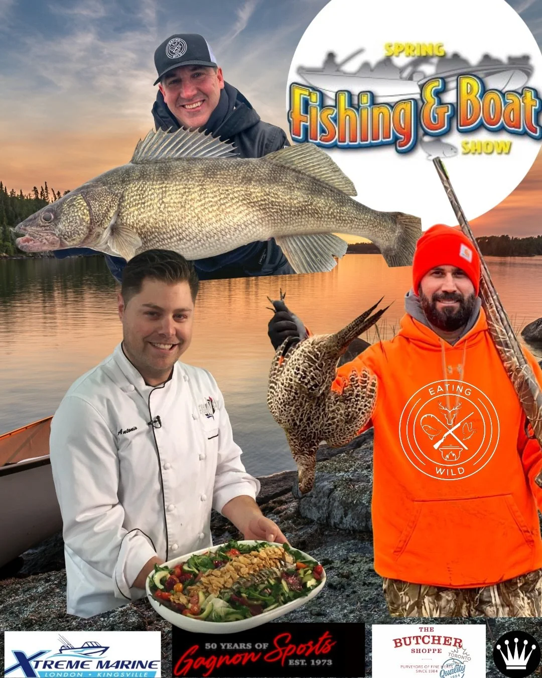 Hey folks! We&rsquo;re heading to @torontofishingshow from February 6th to 8th at the International Centre! Come hang out with the Eating Wild Podcast crew as we record live and share our passion for all things outdoor. 

We&rsquo;ll have amazing dea