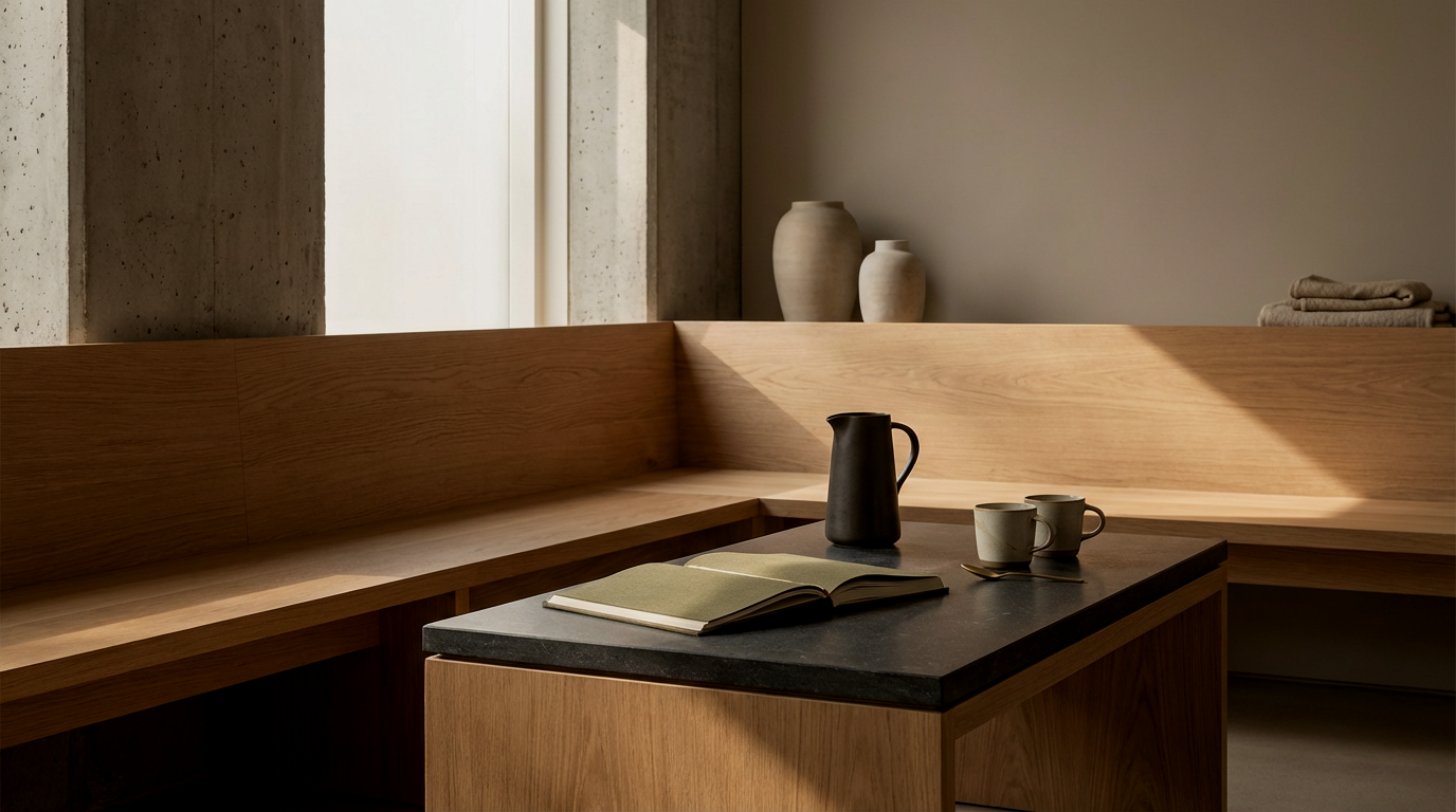 earthy and calming interior modern virtual therapy office in new york