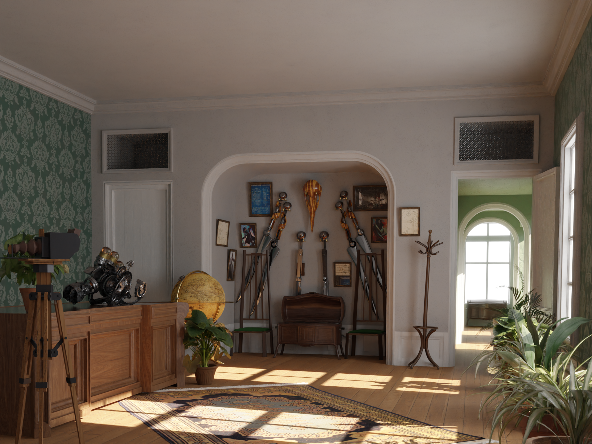 Dishonored Style Interiors