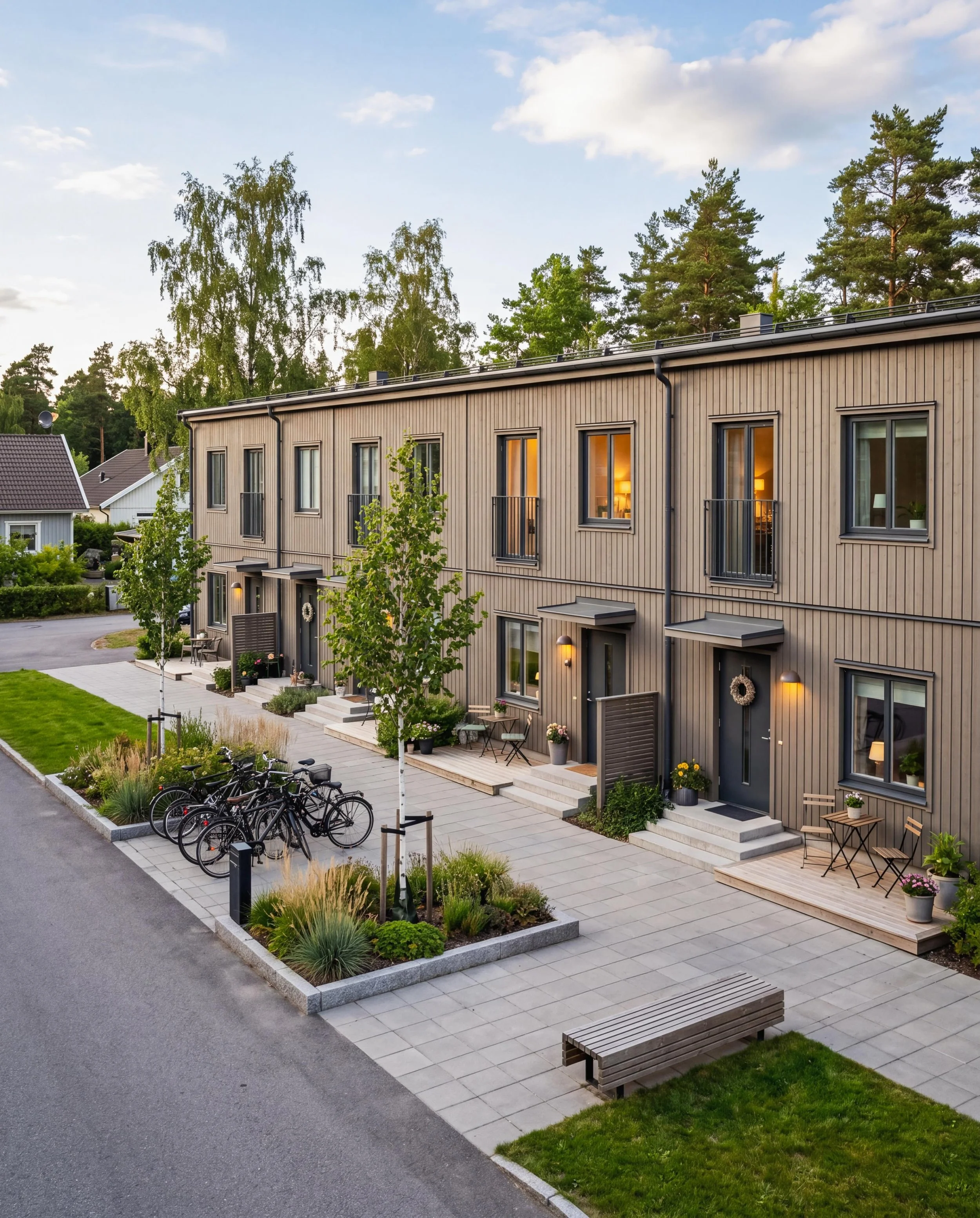 Fr&aring;n id&eacute; till verklighet.✨

Ett modernt radhusprojekt med rena linjer, naturliga material och trivsamma utemilj&ouml;er.

Beh&ouml;ver du hj&auml;lp med Bygglovsritningar eller visualiseringar? Tveka inte p&aring; att kontakta oss p&arin
