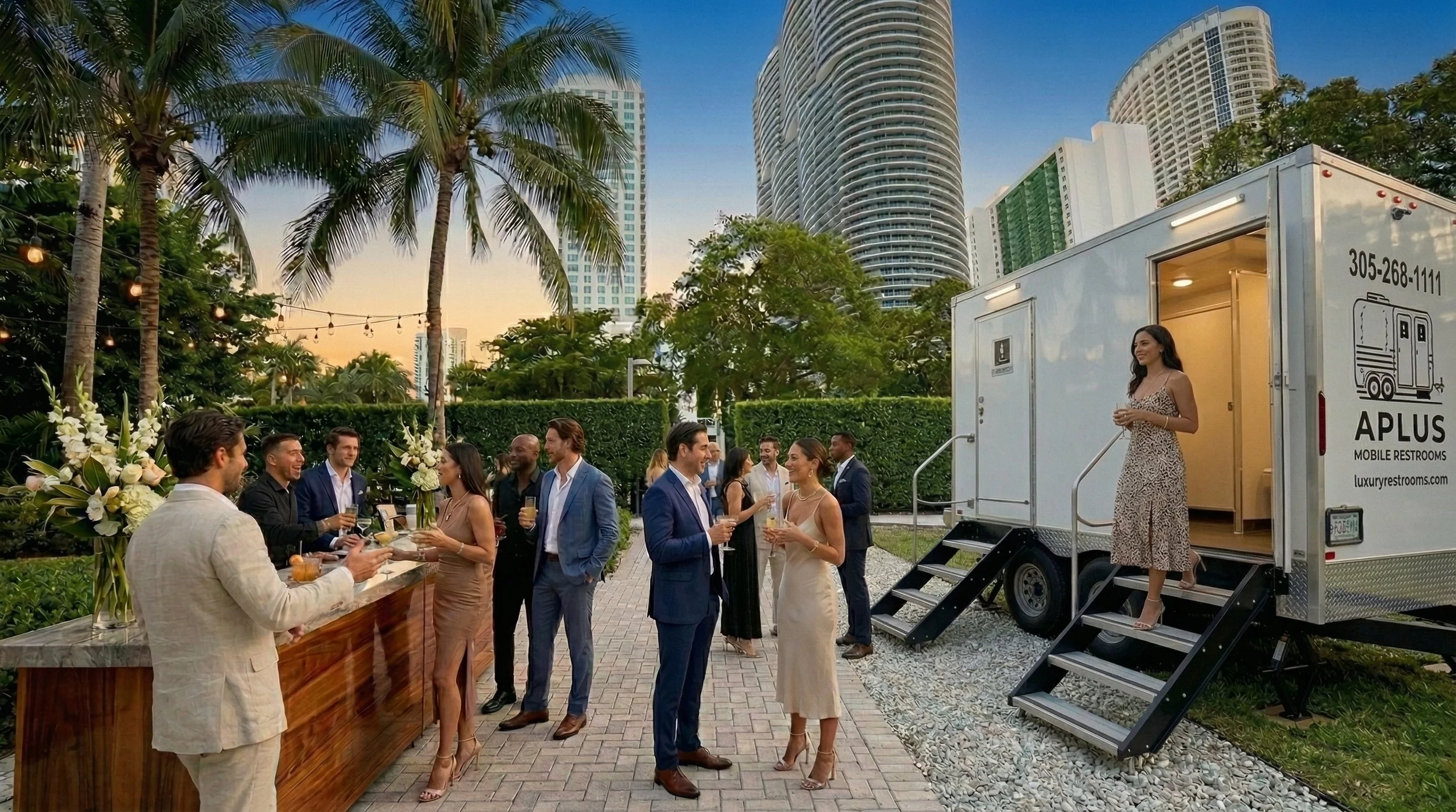 Restroom Trailer Rentals Miami