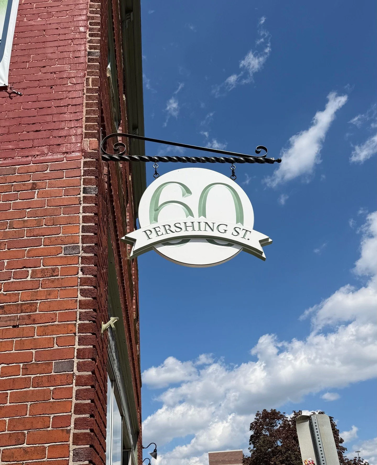 Next time you are on Pershing Street, look up.⁠
⁠
60 Pershing Street has a fresh new sign &mdash; and it looks great. This is what a CEDC facade grant makes possible. Good people investing in their space, and a community that is better looking for it
