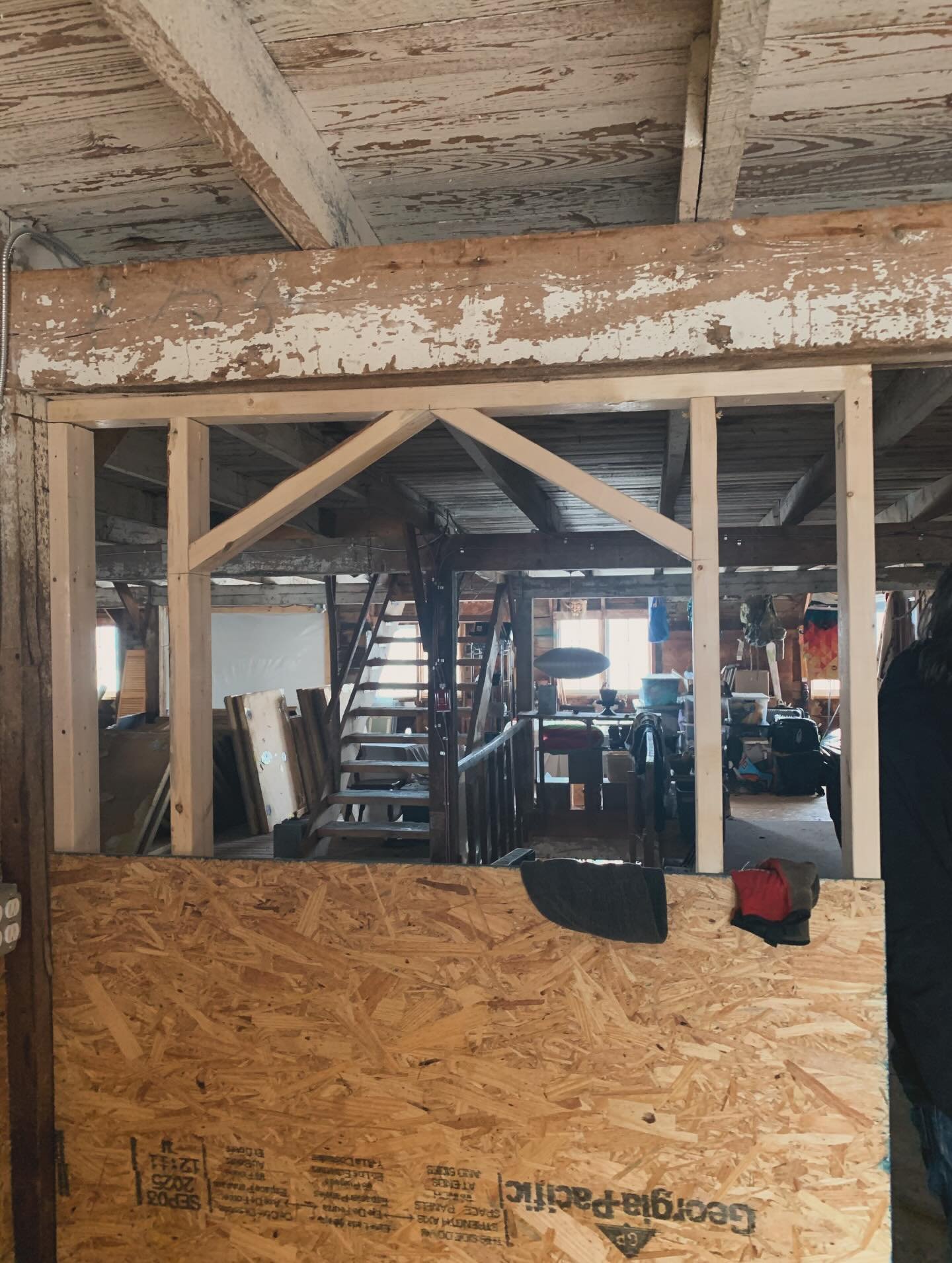 We've got some dreams brewing. 

Love seeing the very last of the 2x4s first installed as makeshift walls for the filming of "My First Film" directed by @zfoa and in filmed in part at @arqbarnmecklenburg back in 2019 - now turning into new 