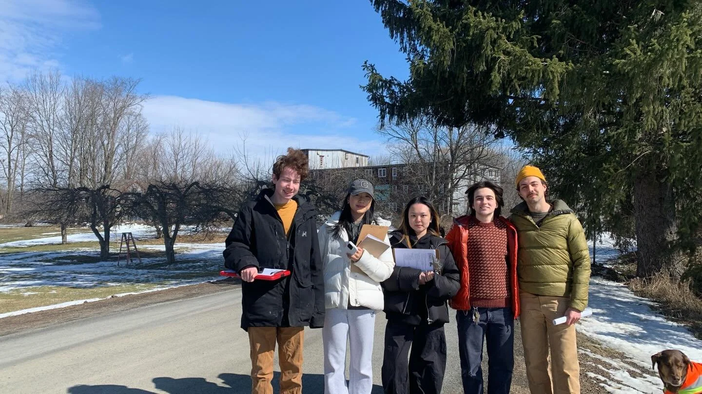 @arqbarnmecklenburg hosted two @cornelldesignconnect site visits this week with the students who will be working on our SPARQ (Solar-Punk ARQ) Future planning. We're looking forward to seeing how their plans and ideas for the property develop over th