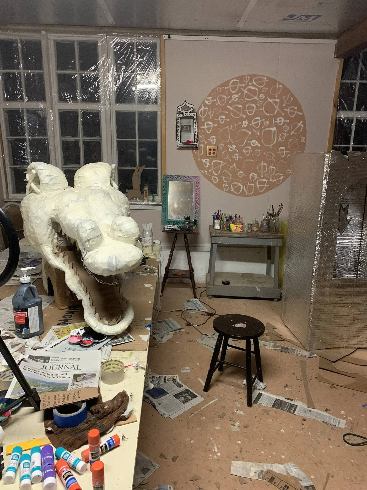 Cattail_Nicole Costa Caiman Masks_2023.JPEG