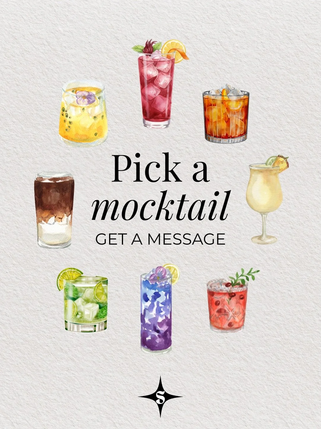 Cheers to all the women who make the world a better place!

Pick your mocktail and receive a special message &mdash; because today, we celebrate ✨ YOU ✨

Here&rsquo;s to strength, brilliance, and the vibrant energy women bring into every space. Cheer