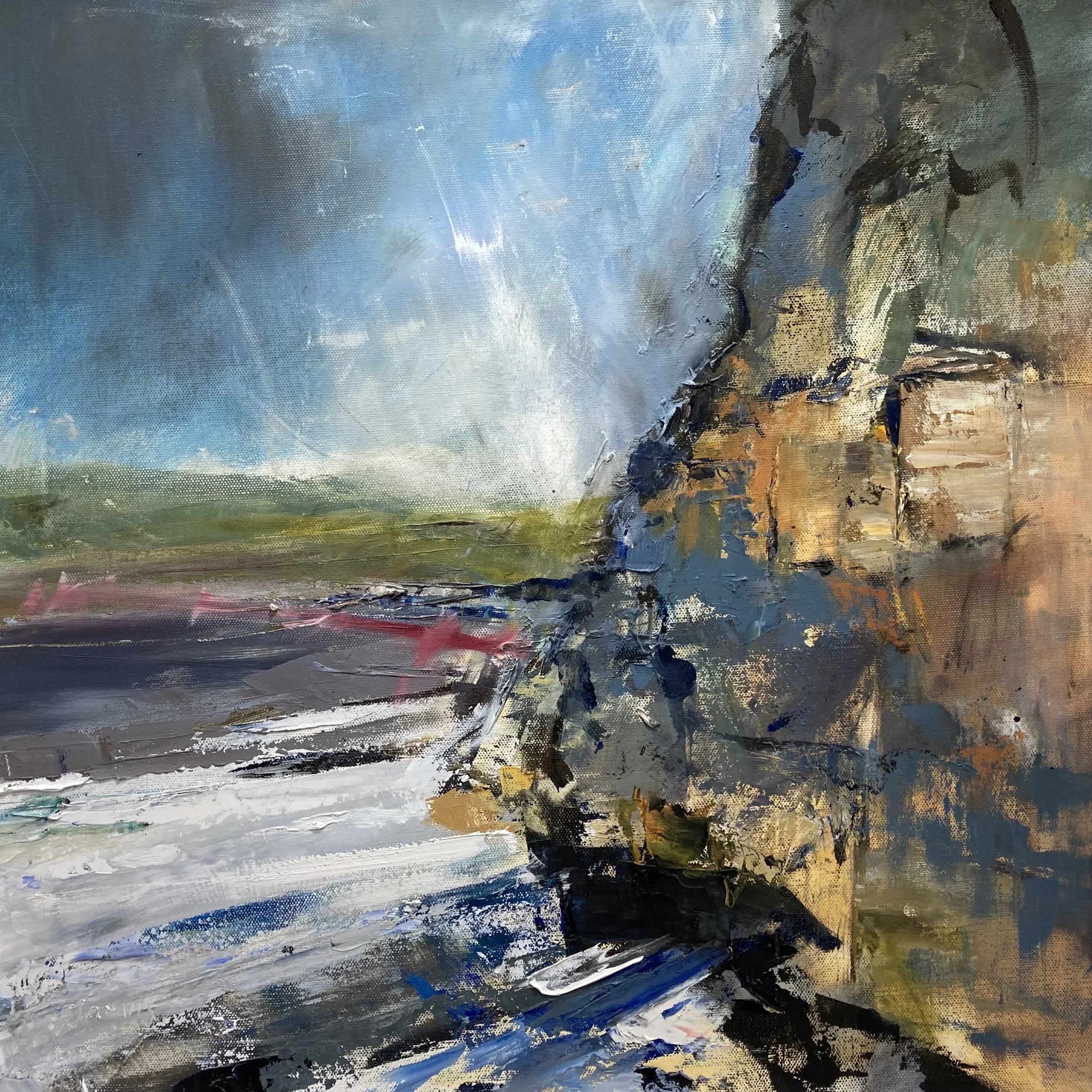 Dinosaur cliffs, Kimmeridge, Dorset