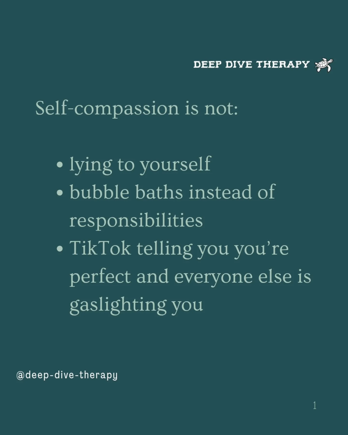 One of @katefentherapy's favorite hills to die on: Self-compassion doesn't mean forever letting yourself off the hook.

It means noticing what actually happened, getting curious about what you need, and taking responsibility without attacking yoursel