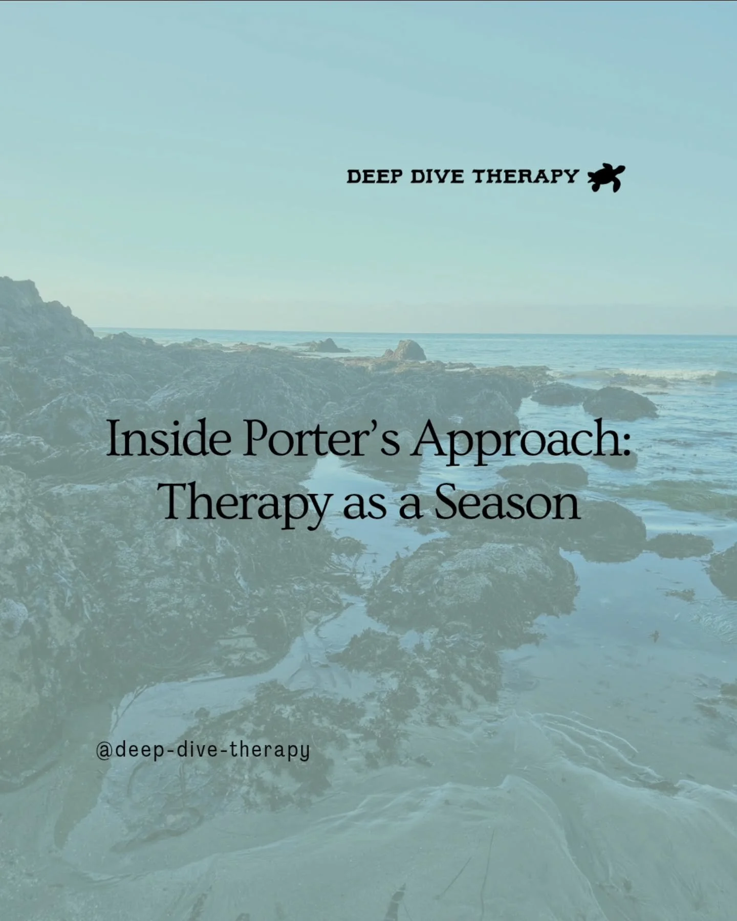 Not all therapy is meant to be open-ended.
Porter is our resident expert on providing a focused season of support &mdash; a place to build skills, process what&rsquo;s been keeping you stuck, and get back to living your actual life.

This kind of wor