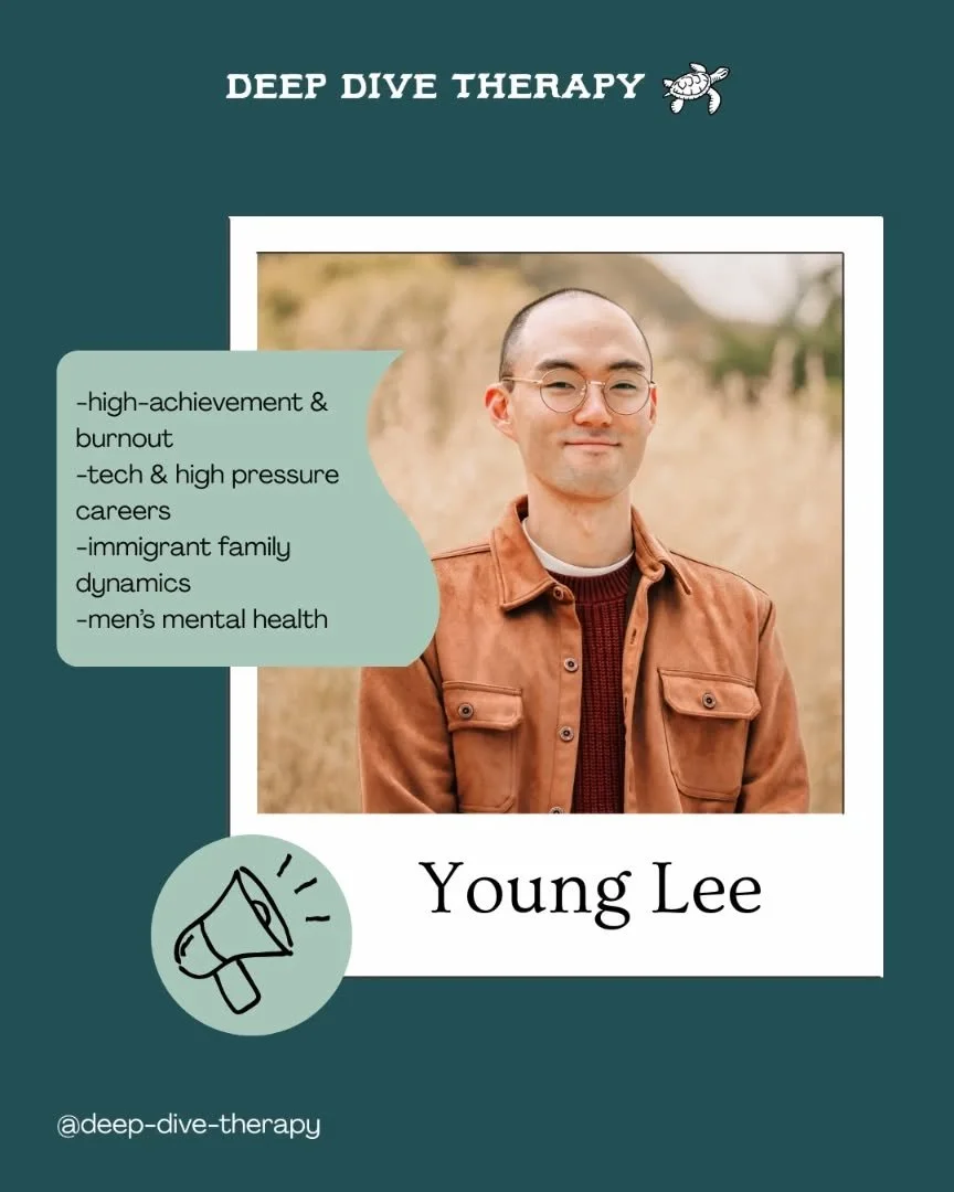 Maybe you're one of the many in the Bay Area grinding to meet high expectations of success while feeling anxious or empty inside, or struggling to access your emotions because you learned early that feelings made you weak. Maybe your family's culture