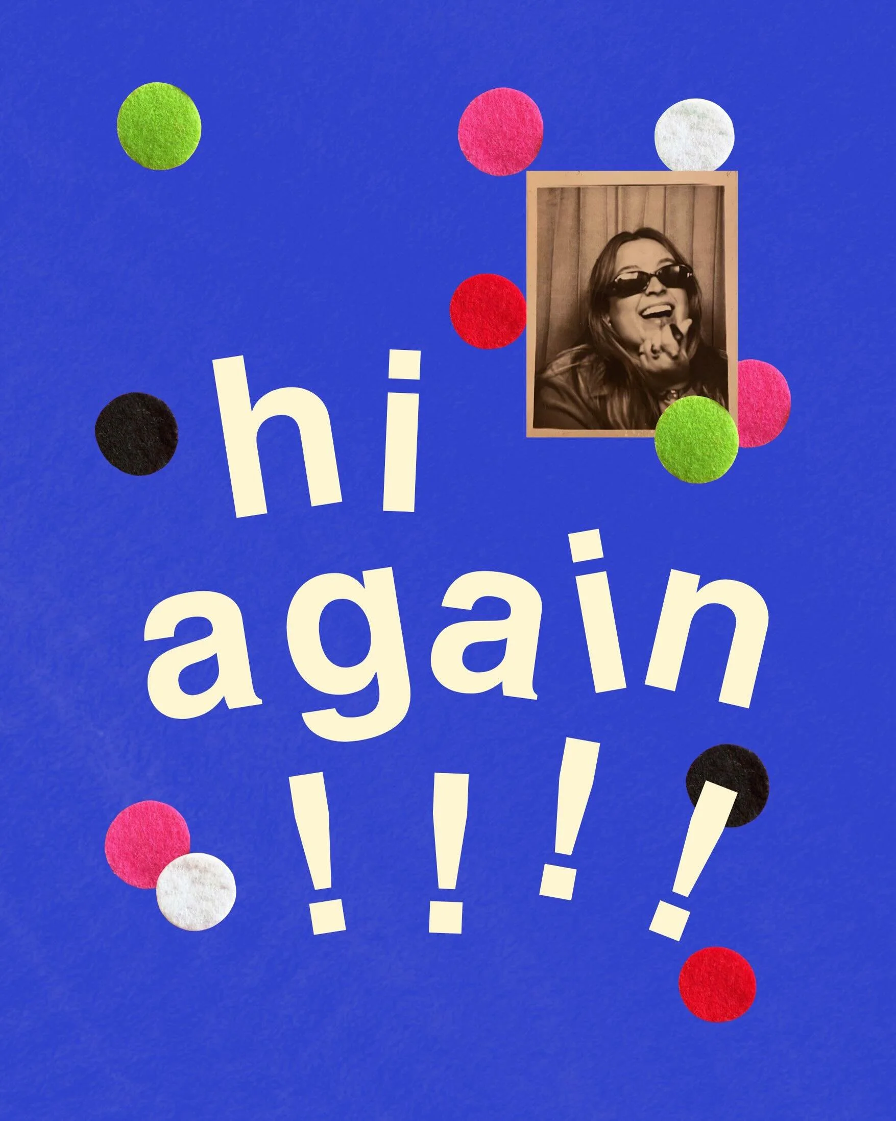 Hi again!💫

Checking back in to let you know where I&rsquo;ve been and what I&rsquo;m up to! Thanks for stickin&rsquo; around!