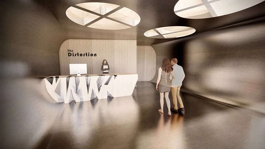 Brian Donnelly's artistic perspective is characterized by distortion. In response to this notion, I tried to show how a place could be distorted✨
@kaws 

#interiorarchitecture #exhibition #interiordesign #design #briandonnelly #foryou