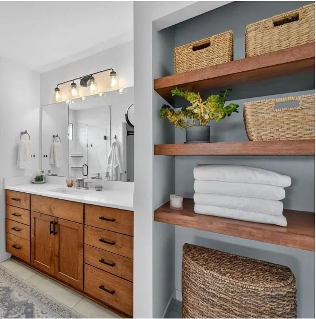 Custom Floating Shelves