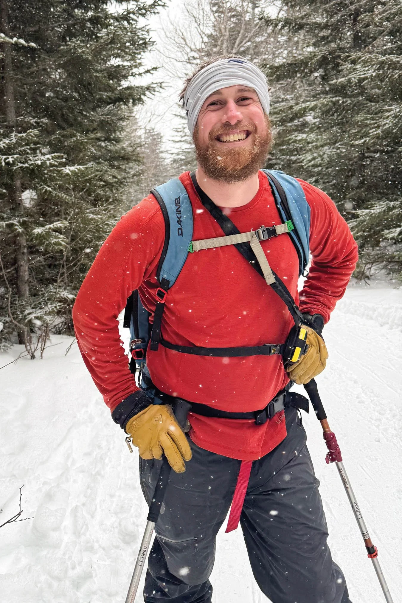 Wilson Cramp in outdoor gear on a snowy day.