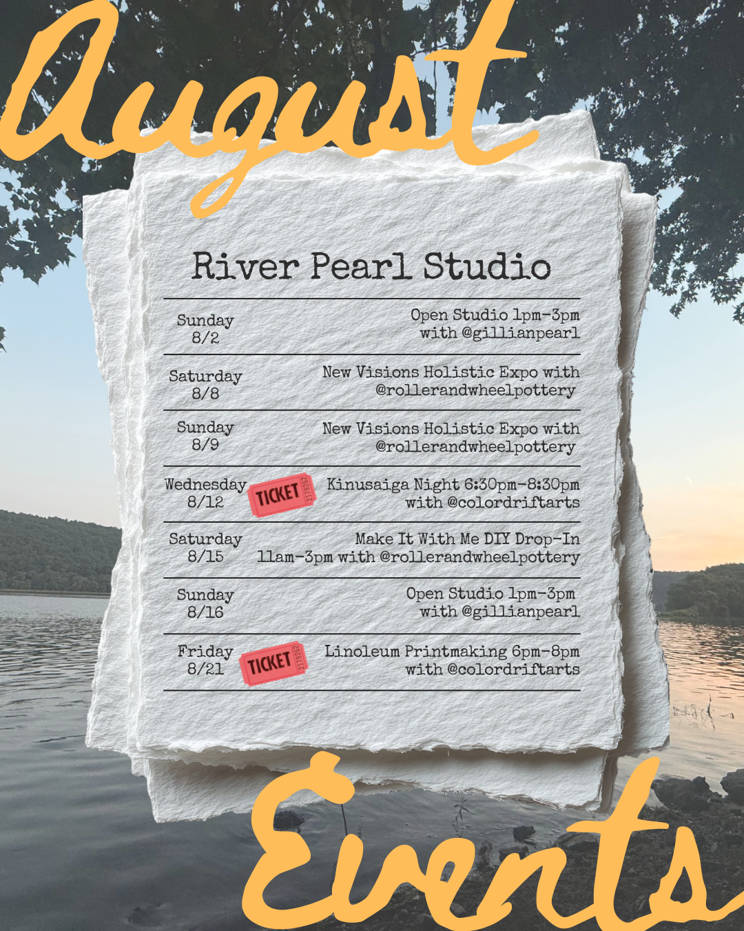 August Events