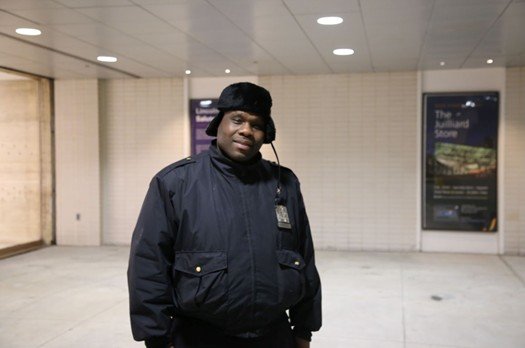 Percy &amp; the Revson Fountain on Christmas Eve