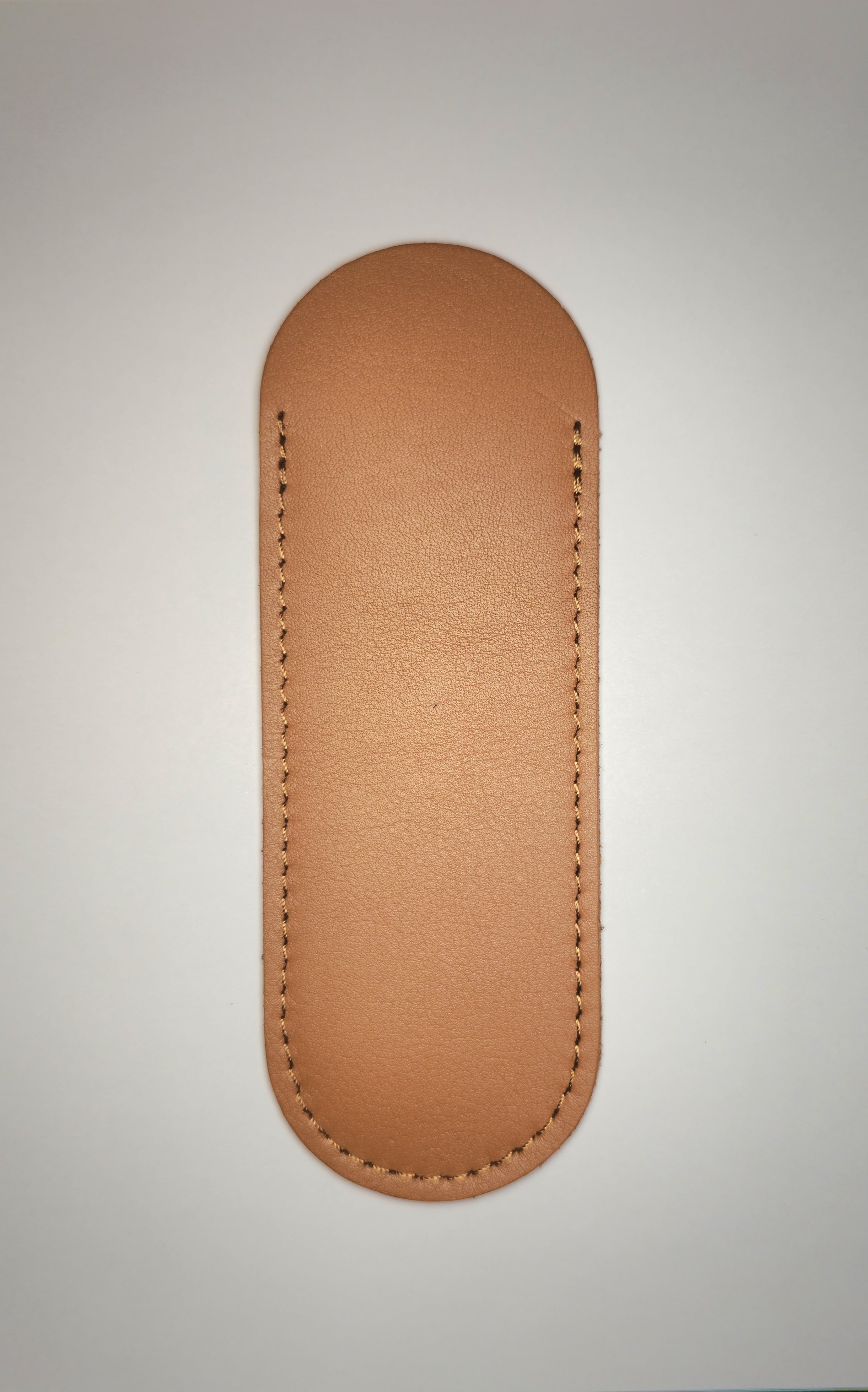 Etui en cuir souple - Camel
