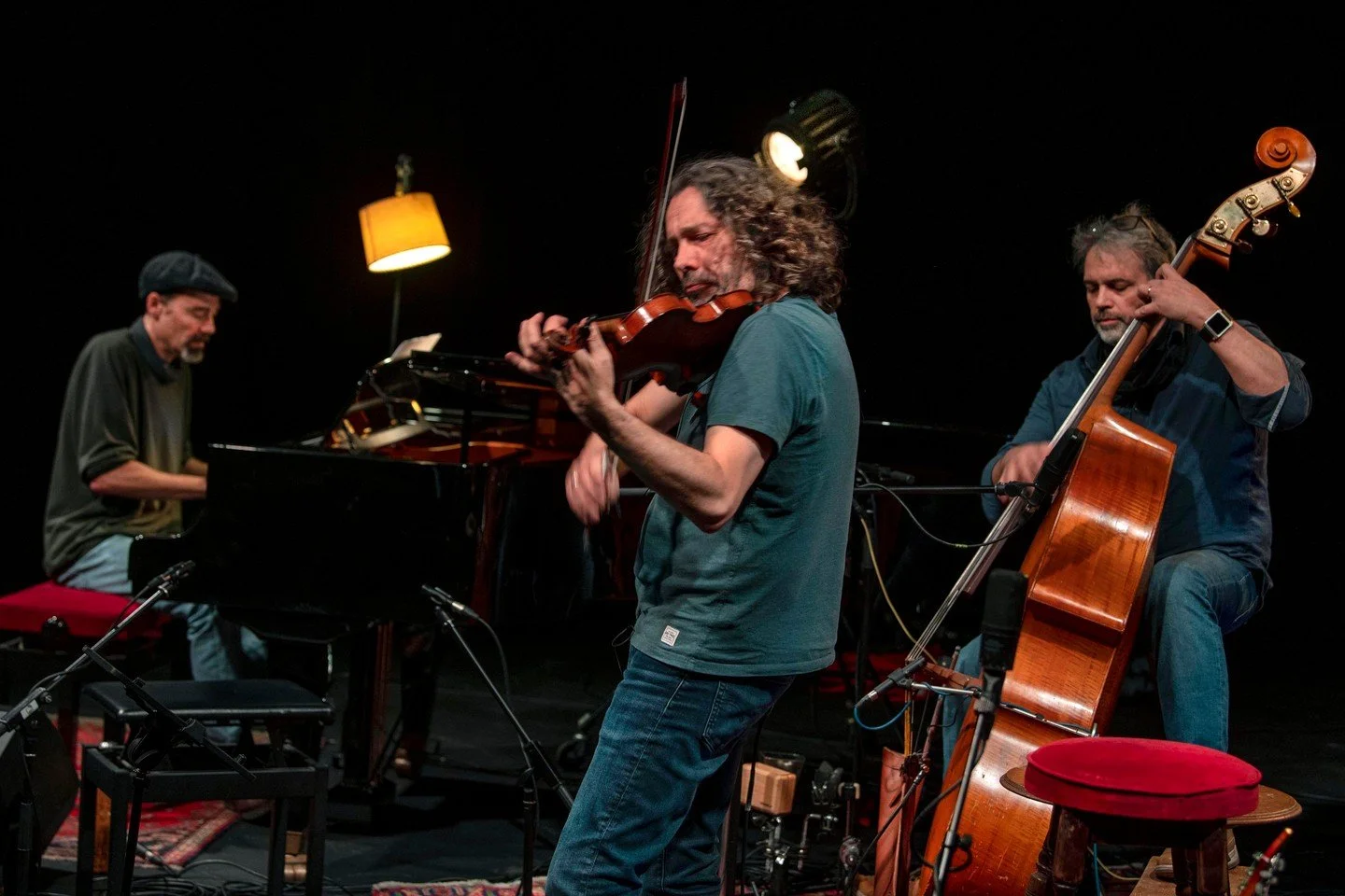 COMING SOON - very soon in fact, Friday 29 May at the Trav - Triptic featuring firebrand violinist Greg Lawson (@greglawsonofficial), masterful bass groover Mario Carib&eacute; (@mario.caribe), and magpie pianist/accordionist Phil Alexander.

They br