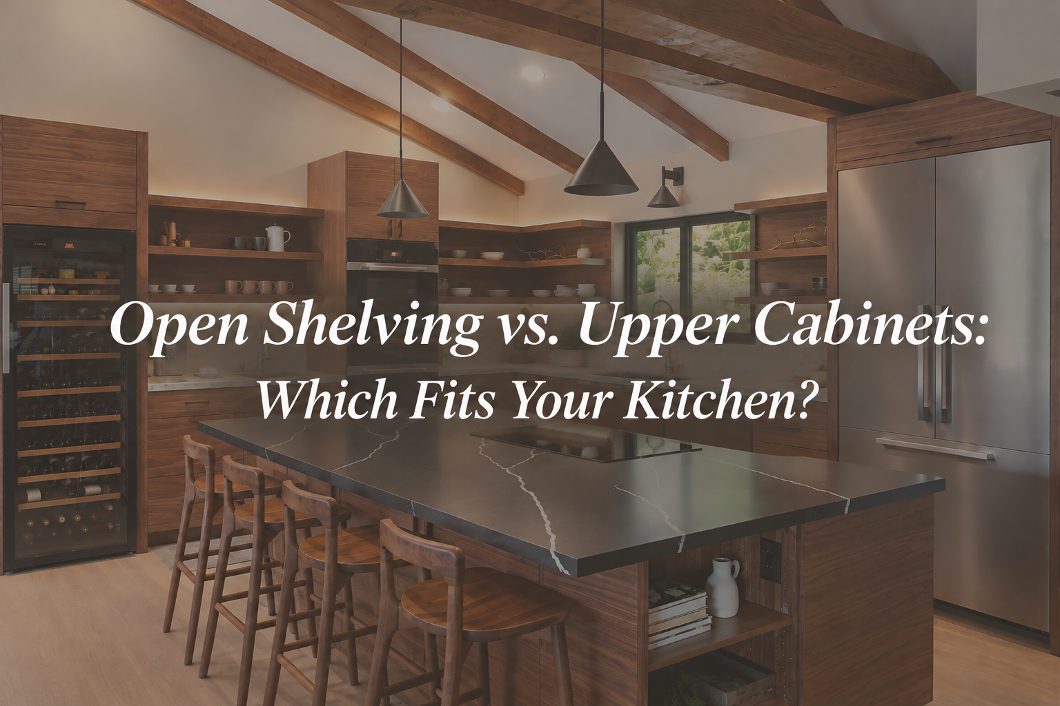 Open Shelving vs. Upper Cabinets: Which Fits Your Kitchen?