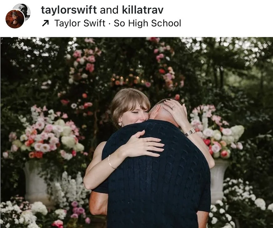 Would the Queen of pop have a smaller intimate wedding? It&rsquo;s a love story we&rsquo;ve all been waiting for! A huge congratulations to @taylorswift and @killatrav on their engagement! 💕 💍 

#enggagement #taylorswift