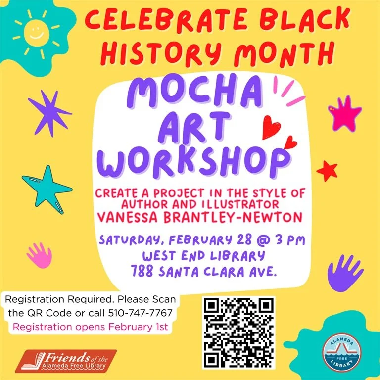 Celebrating Black History Month 

Join us for MOCHA at the Library!

Saturday, February 28, 3:00pm - 4:00pm

The Museum of Children&rsquo;s Art (MOCHA) will join us to celebrate Black History Month. 

A local artist will be presenting a workshop feat