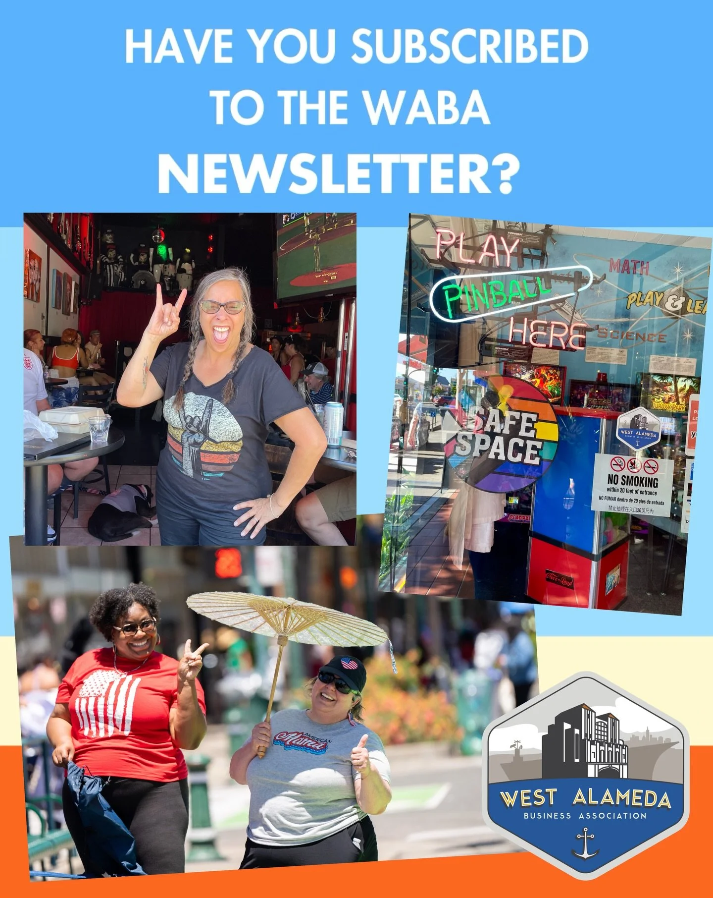 Stay up to date with all the events, workshops, news, parties and promotions happening in Alameda&rsquo;s West End by clicking that link in our bio @westalamedabusiness and subscribing to the West Alameda Business Association newsletter! 

Photo cred