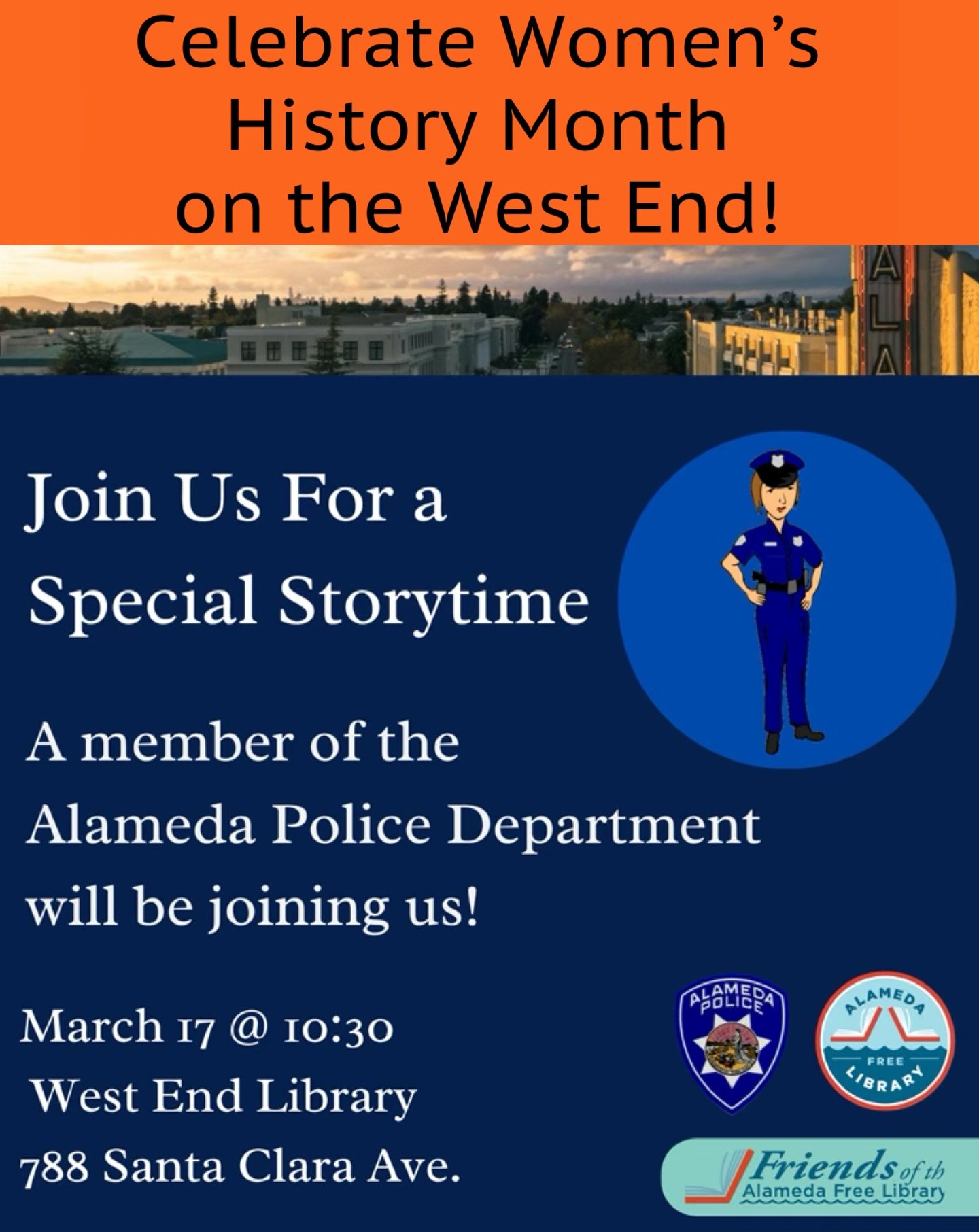 As part of our Women in the Community Storytime series at the West End Library, we are very excited to have a special guest who will be joining us at our regularly scheduled FREE Toddler Storytimes during the month of March. 

On Tuesday, March 17th 