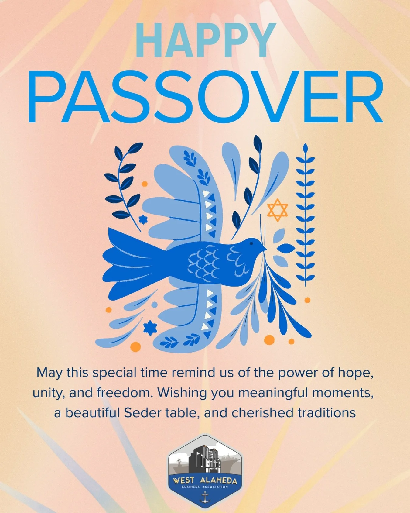 Wishing You a Joyful Passover from West Alameda!

As spring blossoms on Webster Street, we&rsquo;re celebrating the season of renewal, reflection, and community. Whether you&rsquo;re gathering with loved ones or simply enjoying the fresh start this t