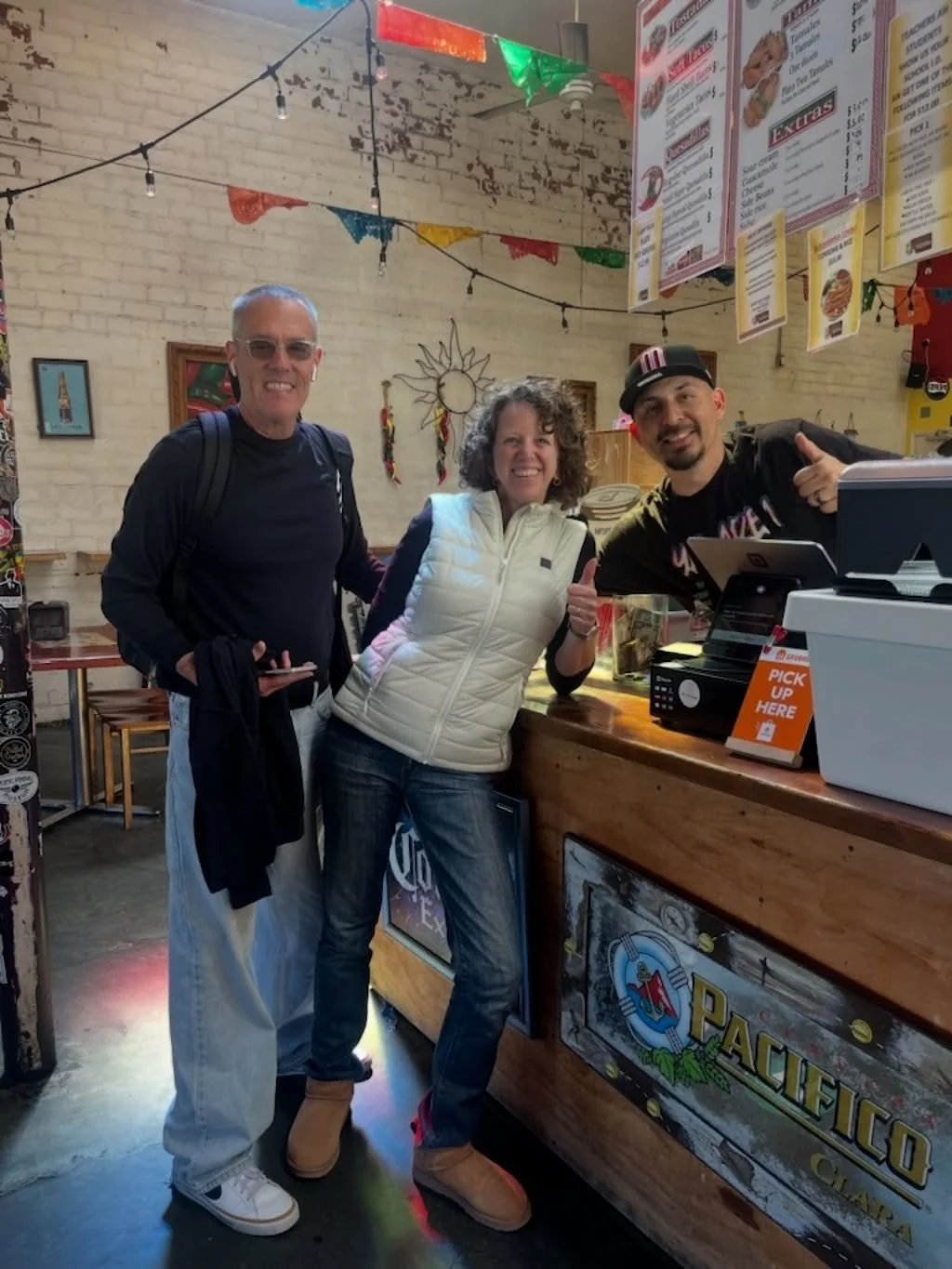 Who do you recognize in this epic West Alameda grouping? 

When it comes to delicious food, great music and shopping Earth-Day-Everyday this trio has you covered! 

Pictured: Don, Laria and Victor 
@donbalistreriguitarist @replenishmarketplace @calaf