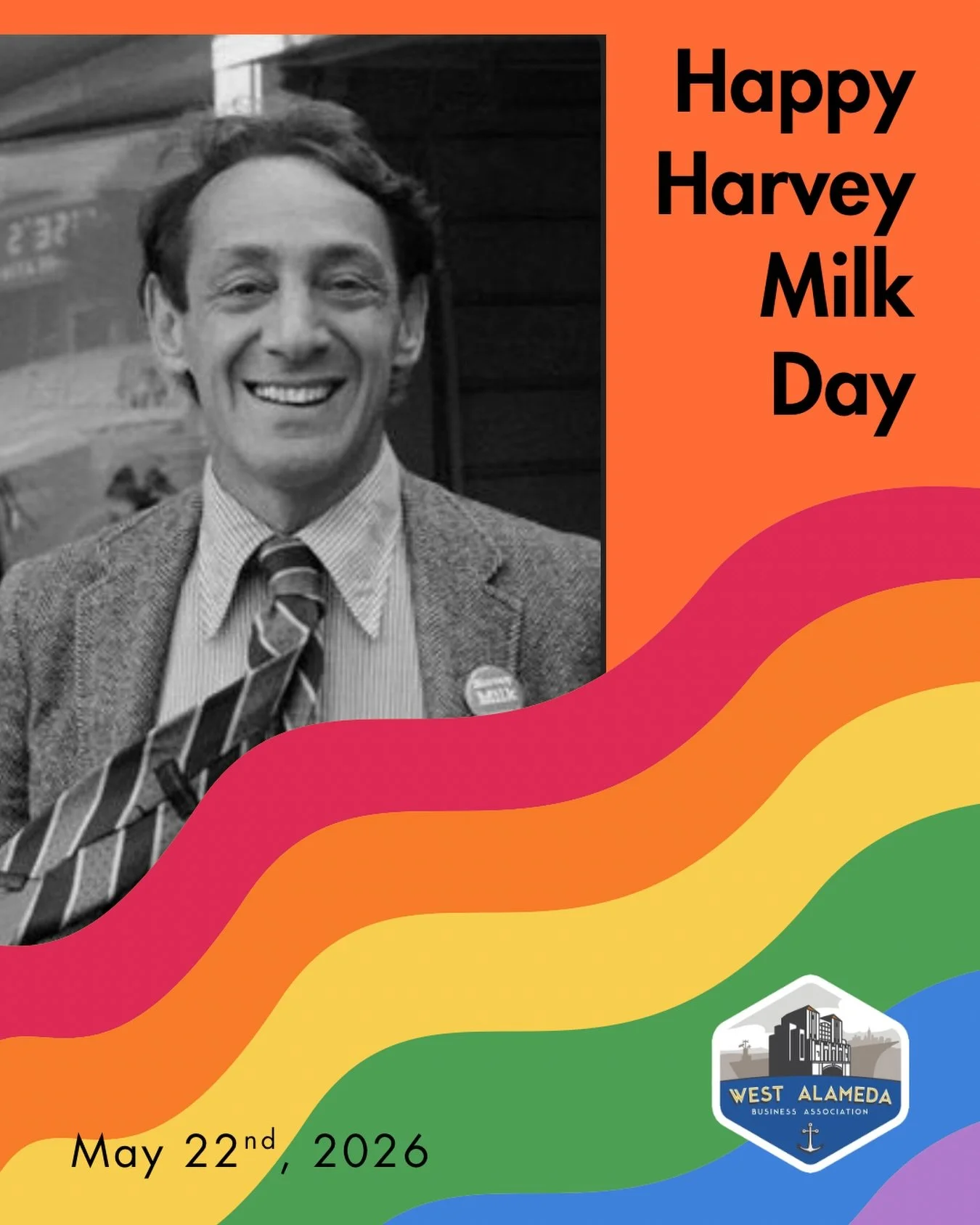Today we celebrate the extraordinary life and work of Harvey Milk. ❤️

Harvey showed us all what one person, standing up loudly and clearly, against a fierce societal fear and prejudice can accomplish. He created a rich and vivid message of hope and 