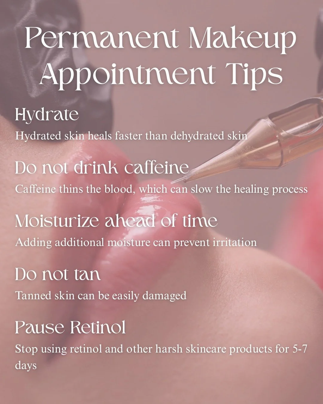 Just a tip: schedule your appointment today!