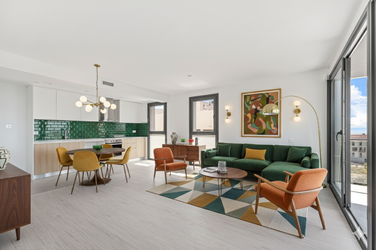 foto salon virtual staging vilanova