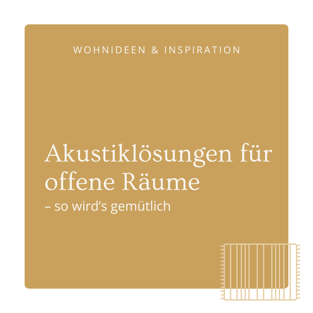 Akustiklösungen für offene Räume – So wird es gemütlich