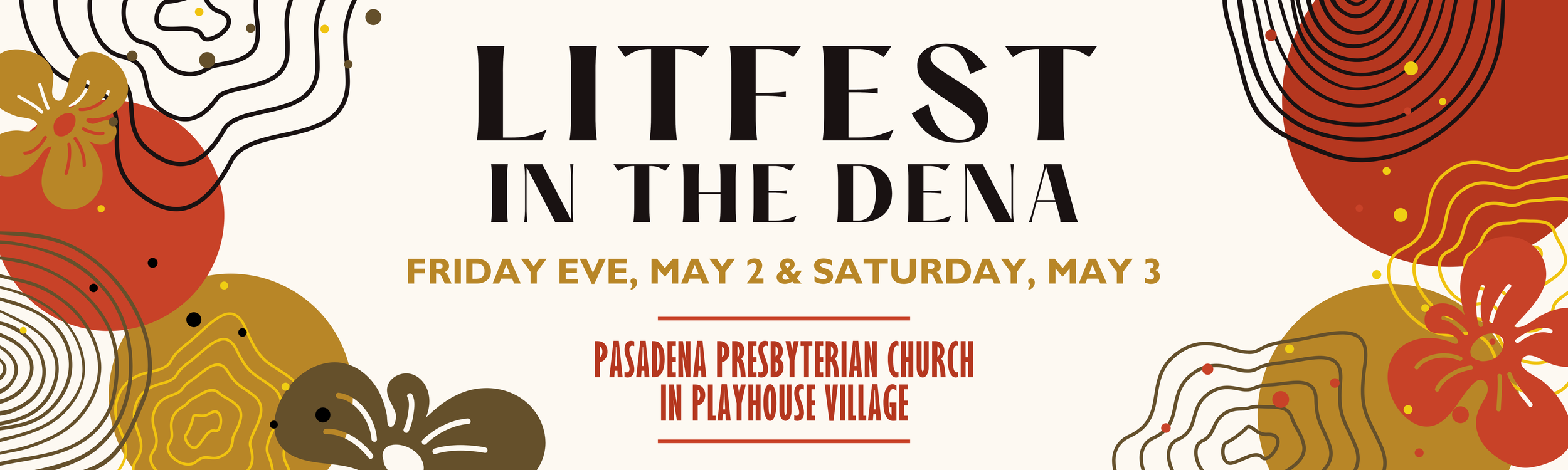 LitFest 2025 Simple Banner