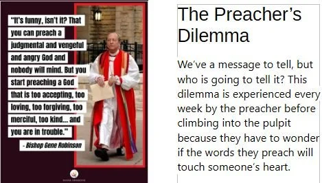 The Preacher’s Dilemma