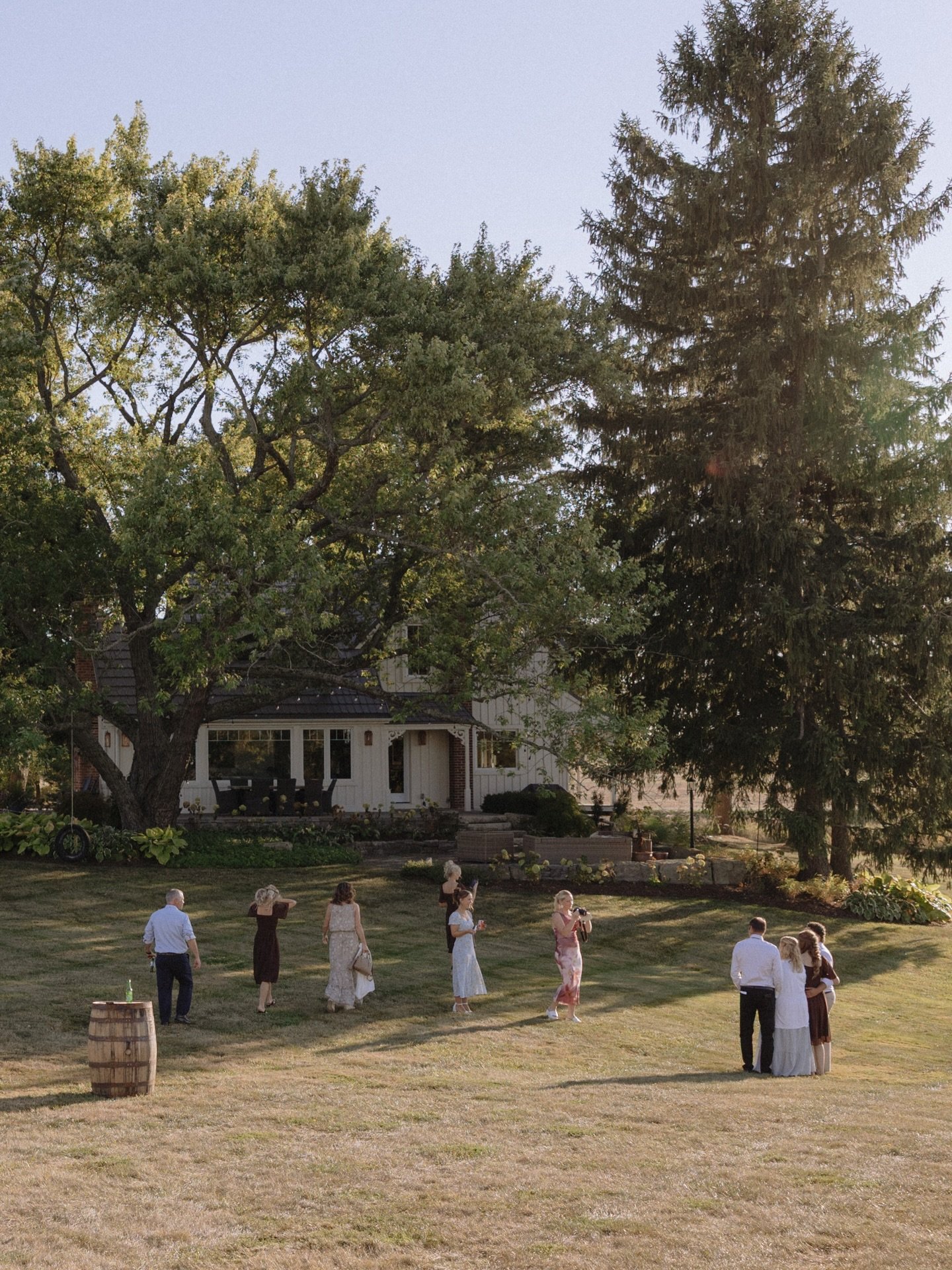 Celebrating into the evening at @alabasterbarn with M &amp; E and all their people !!